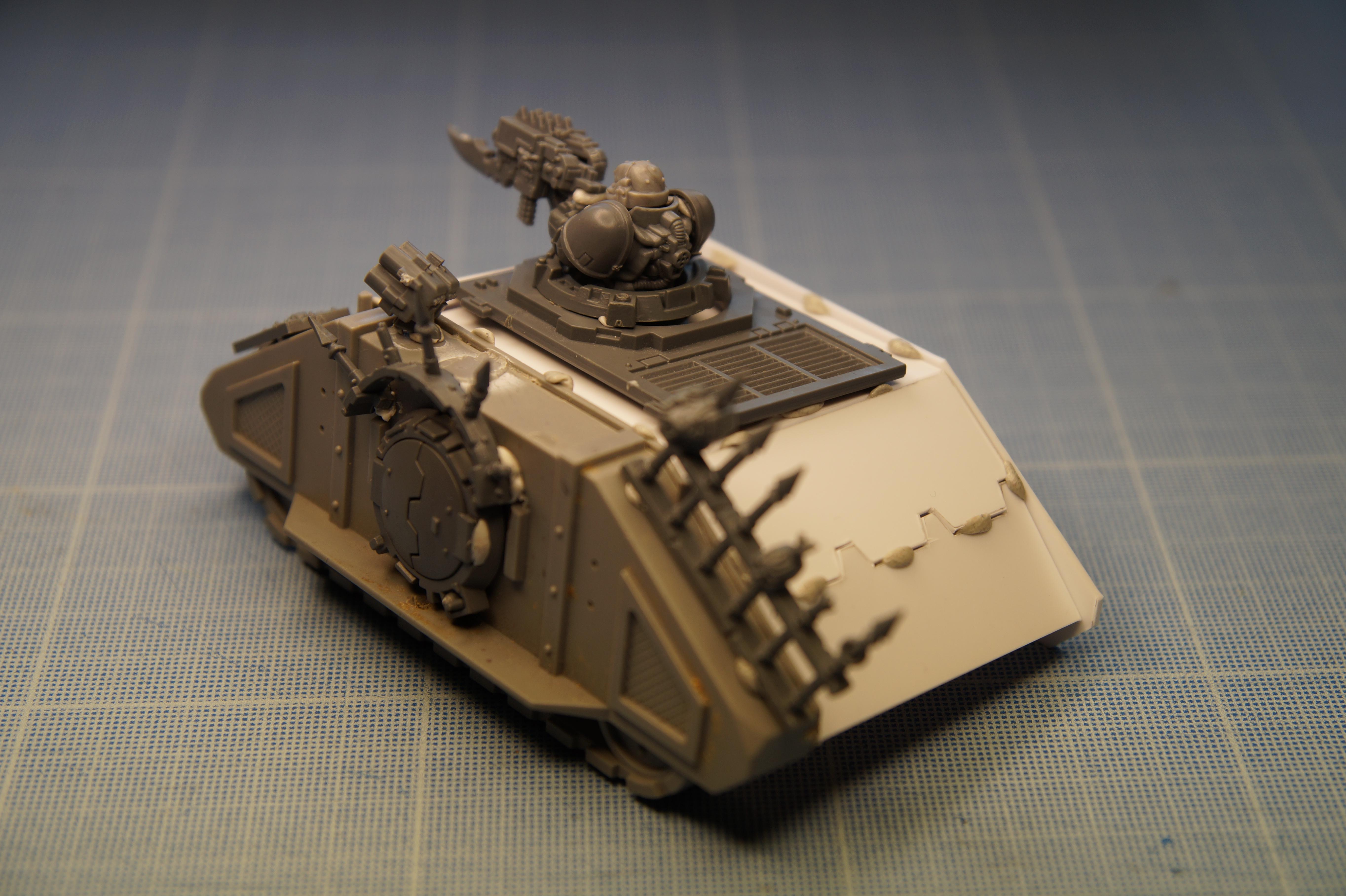 Chaos, Chaos Space Marines, Cultist, Obliterators, Rhino, Zombie