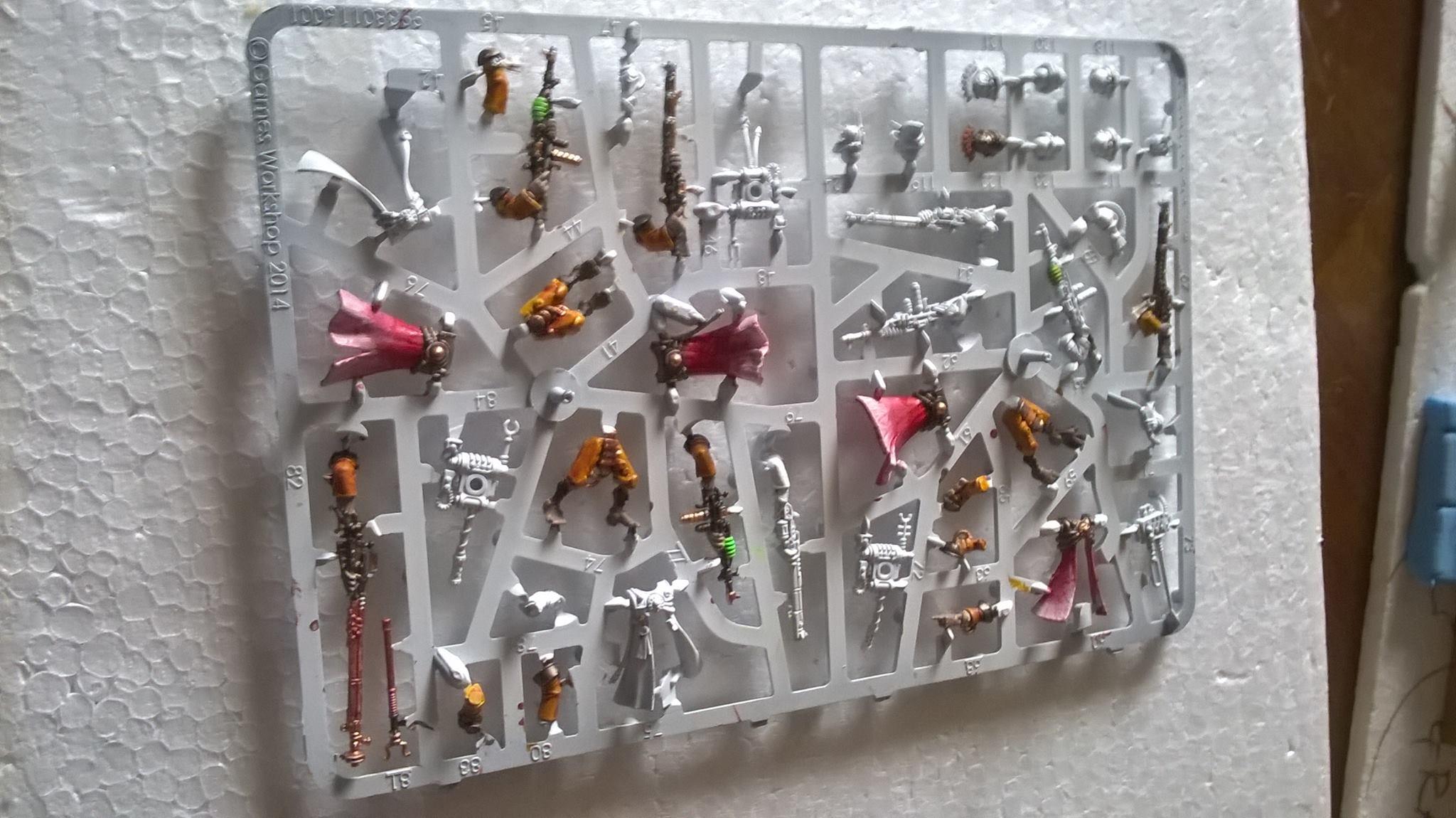 Skitarii, Sprue, Work In Progress