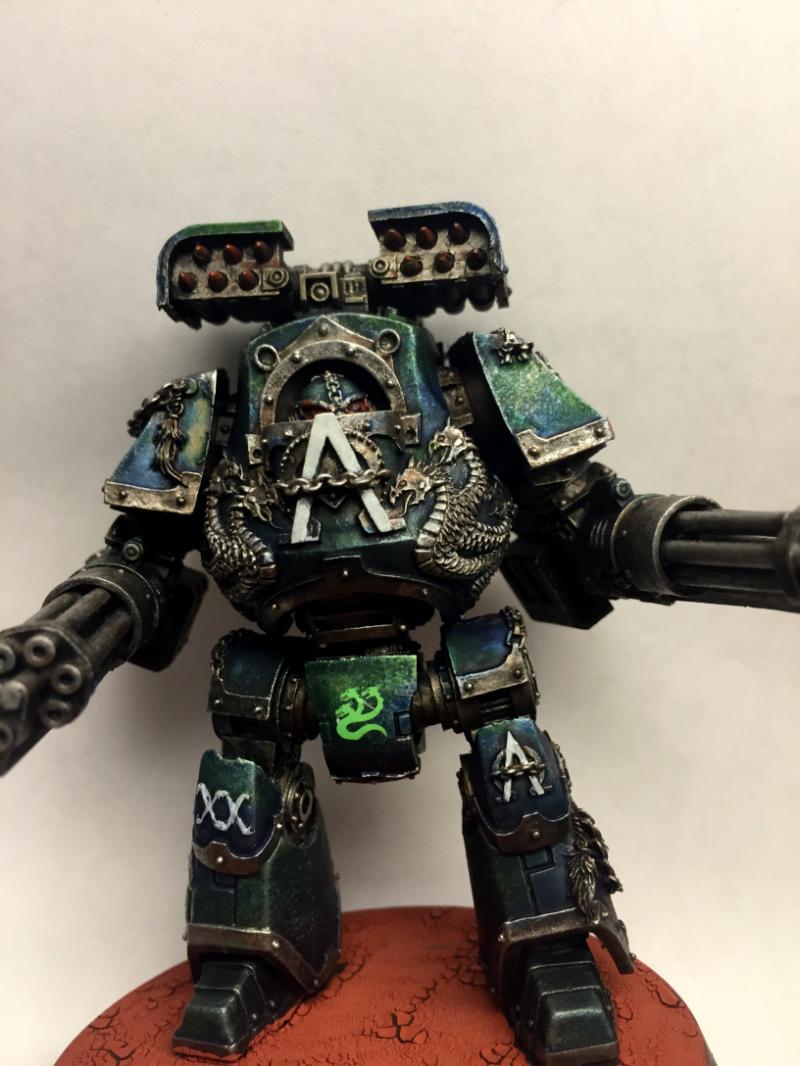 Alpha Legion, Chaos, Contemptor, Dreadnought, Walker