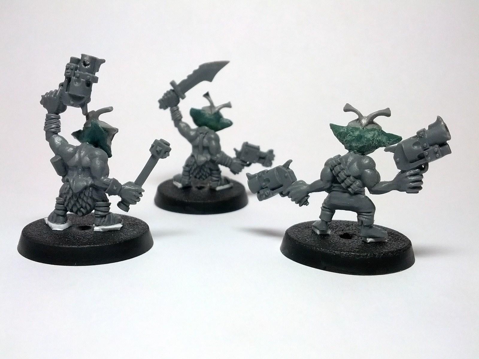 Custom, Greenstuff, Gretchen, Gretchin, Grots, Orks, Work In Progress