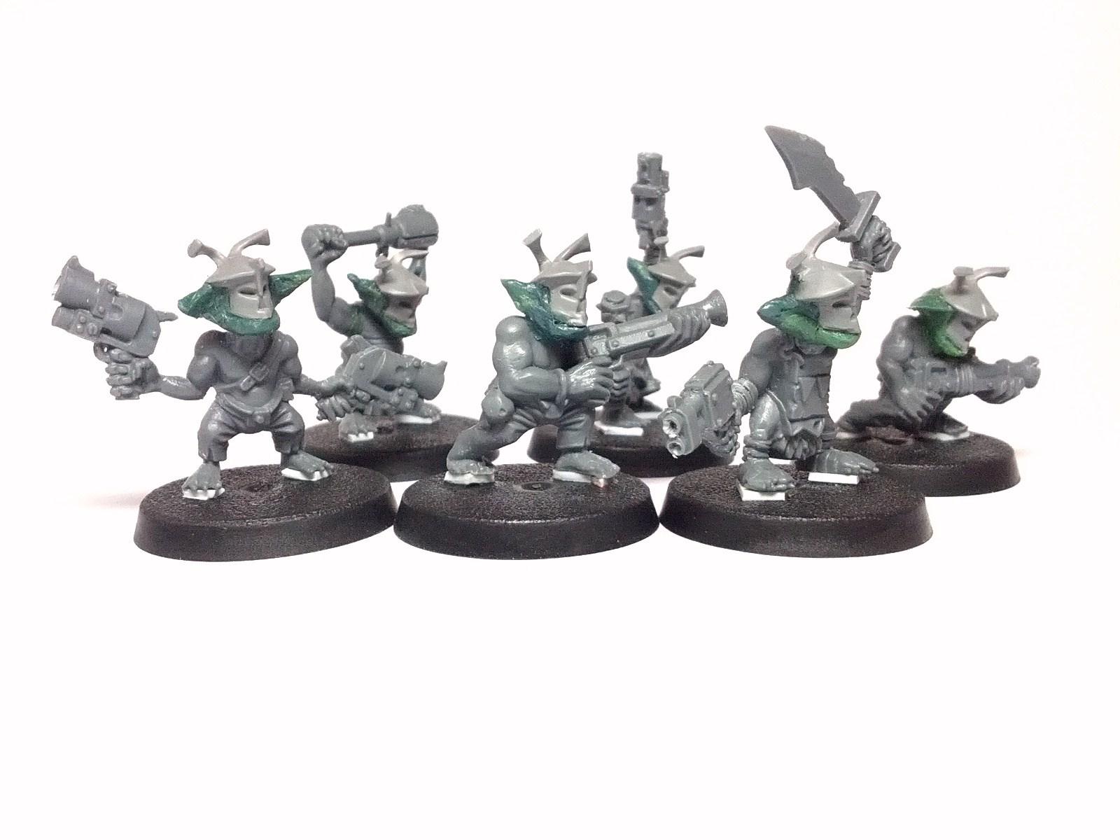 Custom, Greenstuff, Gretchen, Gretchin, Grots, Orks, Work In Progress