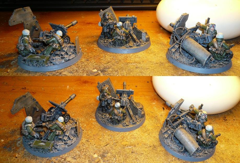 Astra Militarum, Heavy Weapons Team, Imperial Guard, Lascannon, Valhallans