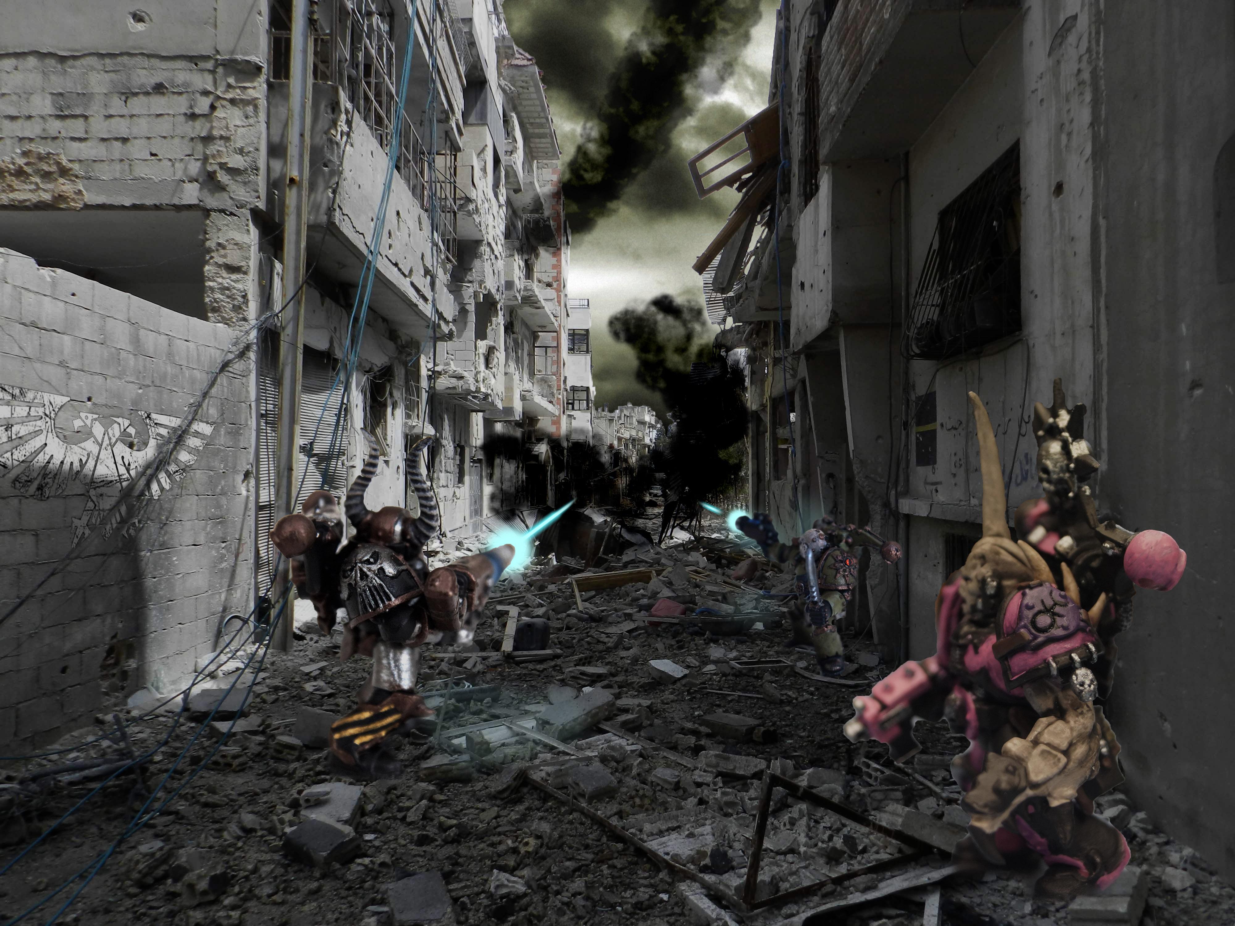 Chaos, Chaos Space Marines, Photoshop