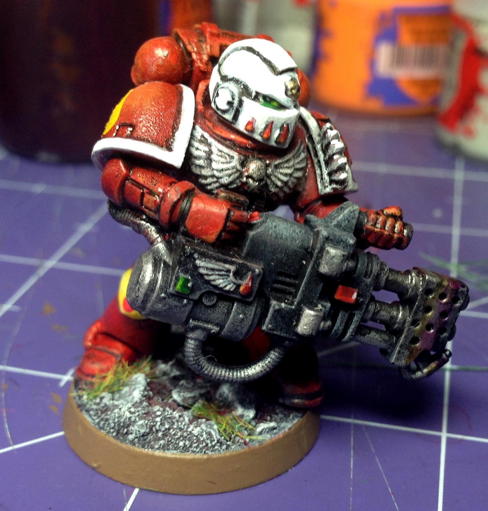 Blood Angel Tactical Squad marine with Heavy Flamer - Blood Angel ...