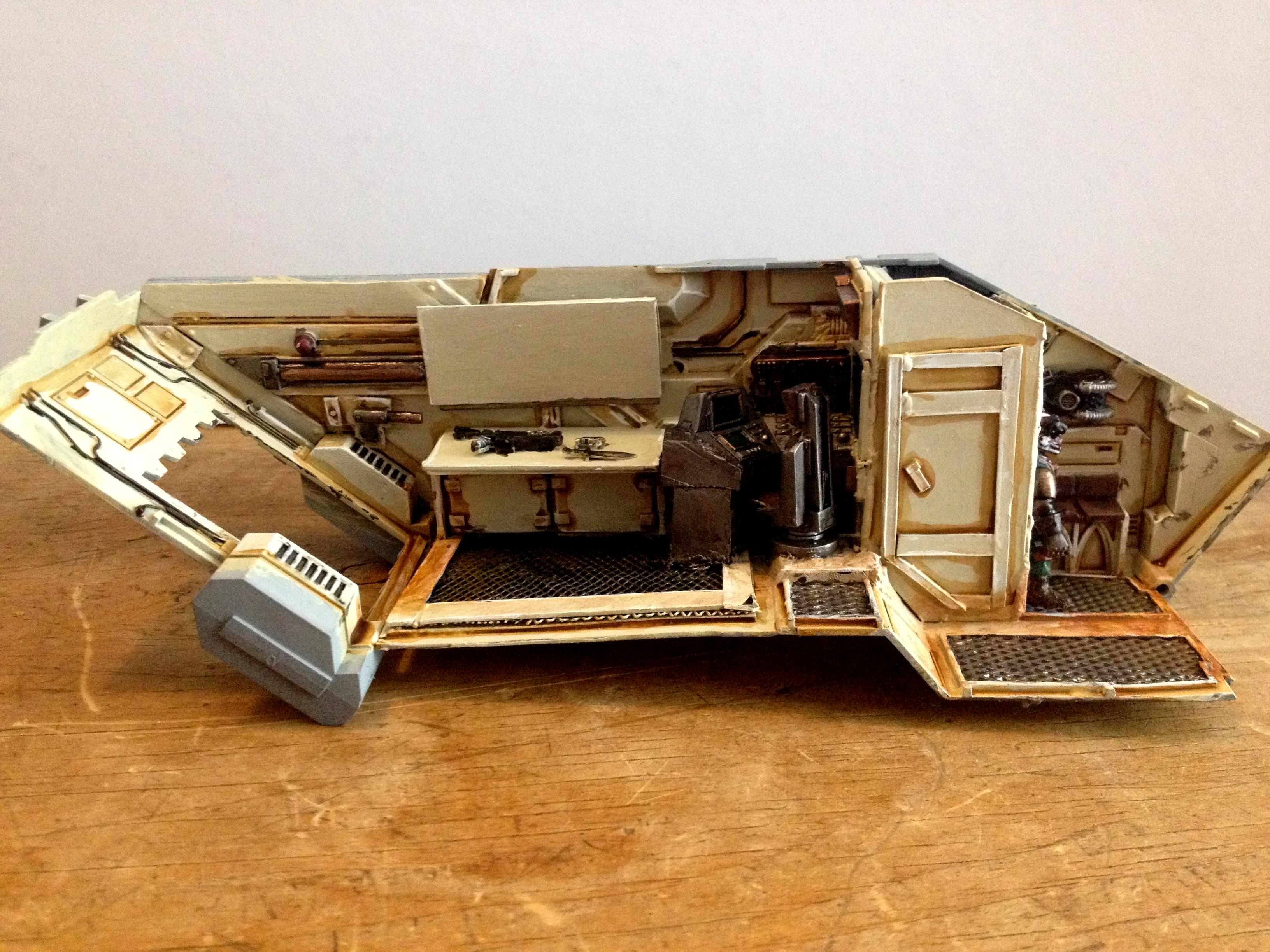 Flyer, Inquisition, Interior, Shuttle, Warhammer 40,000, Work In Progress