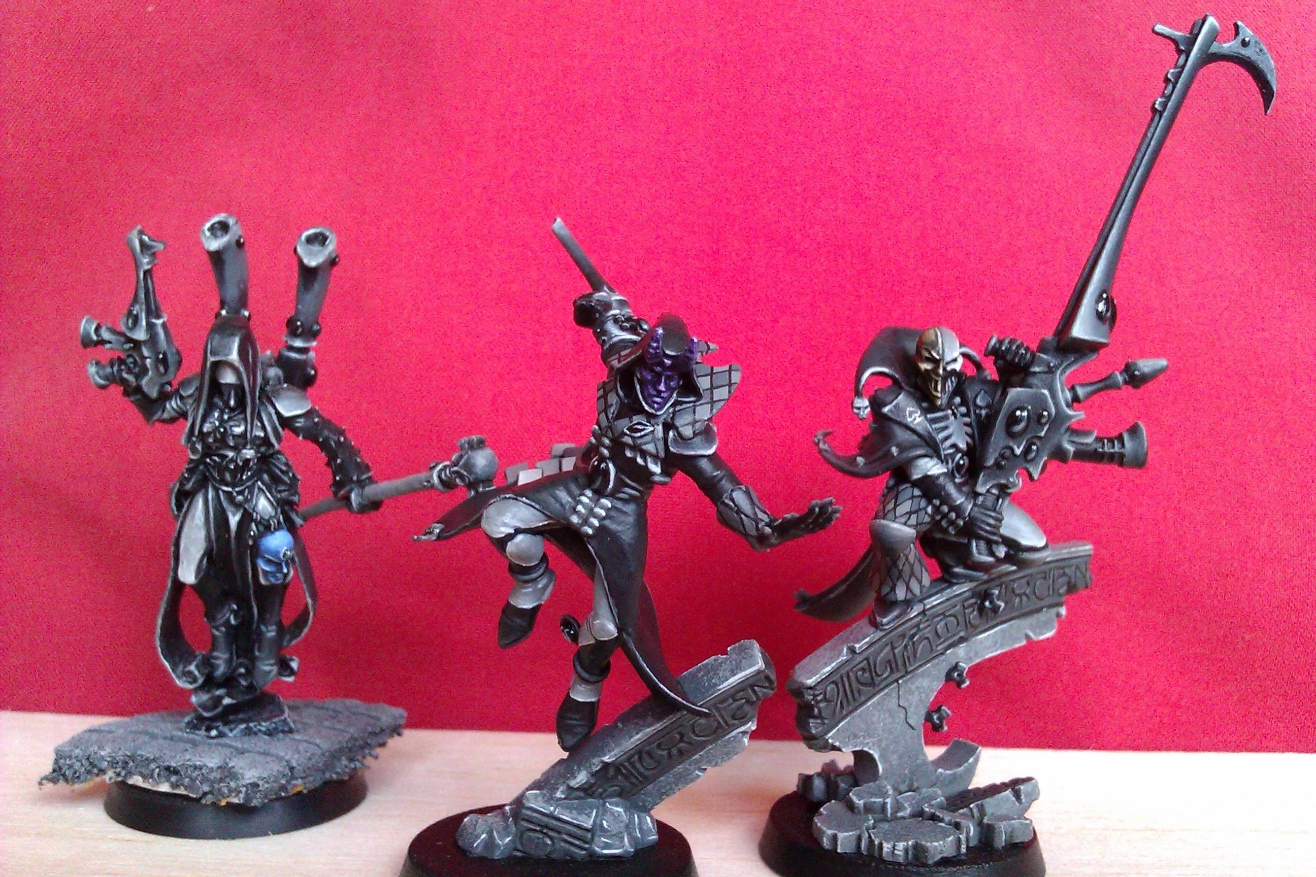 Eldar, Greyscale, Harlequins, Warhammer 40,000