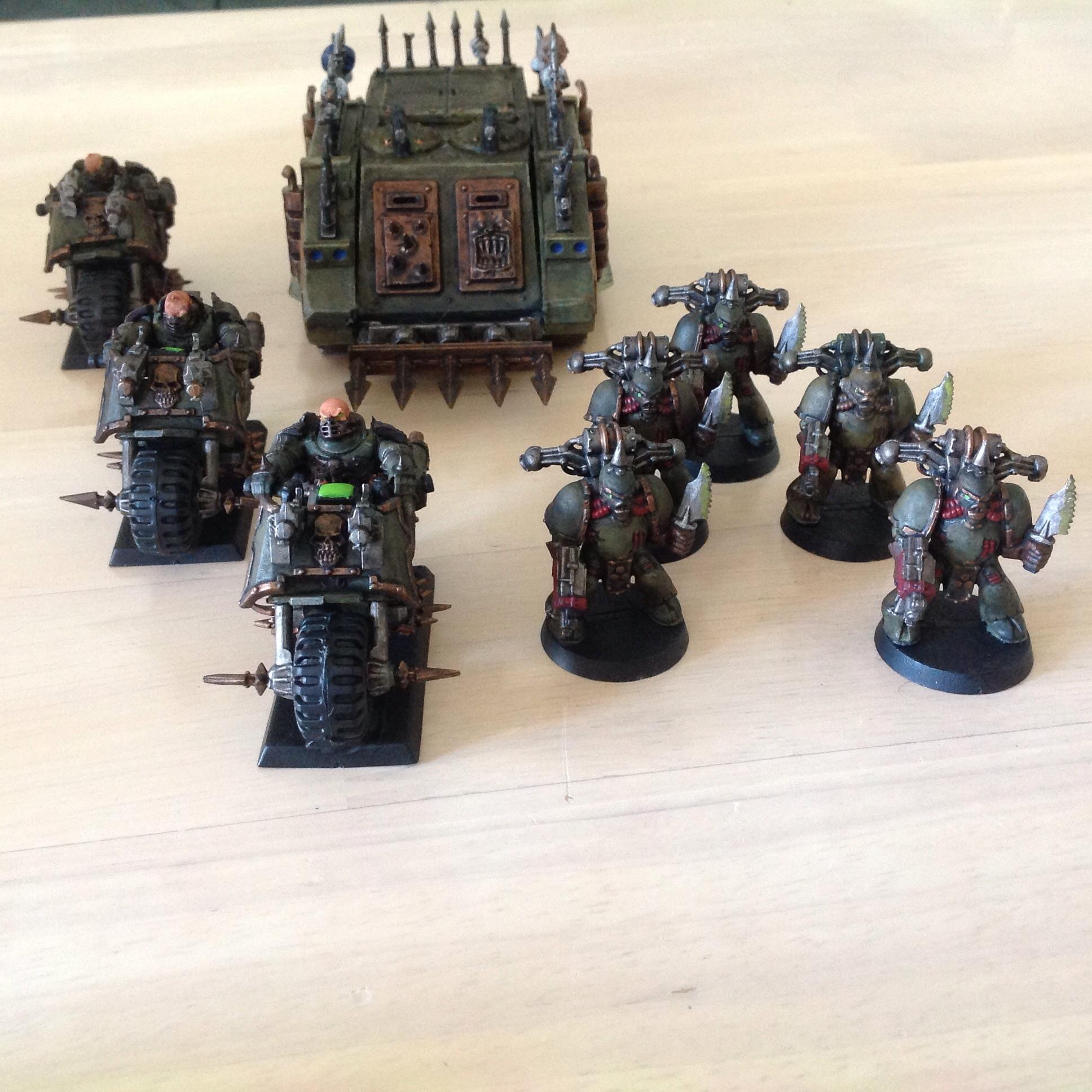 Chaos Rhino, Chaos Space Marines, Nurgle, Plague Marines, Rhino