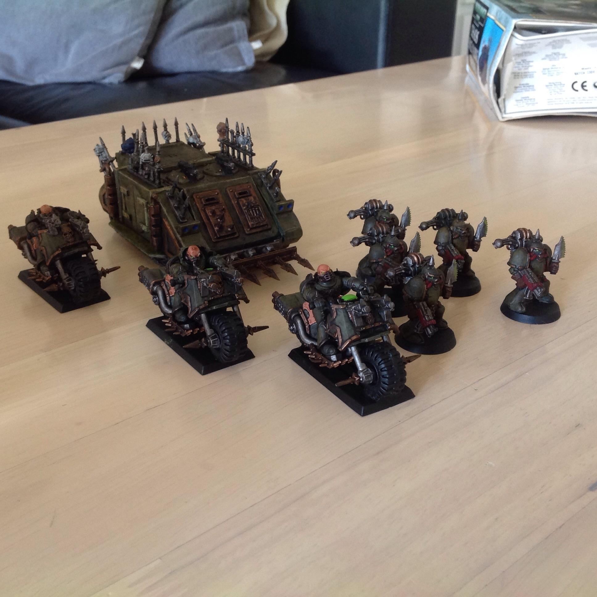 Chaos Rhino, Chaos Space Marines, Nurgle, Plague Marines, Rhino