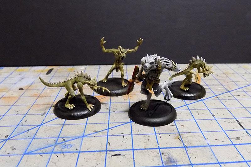 Chupacabra paints WIP