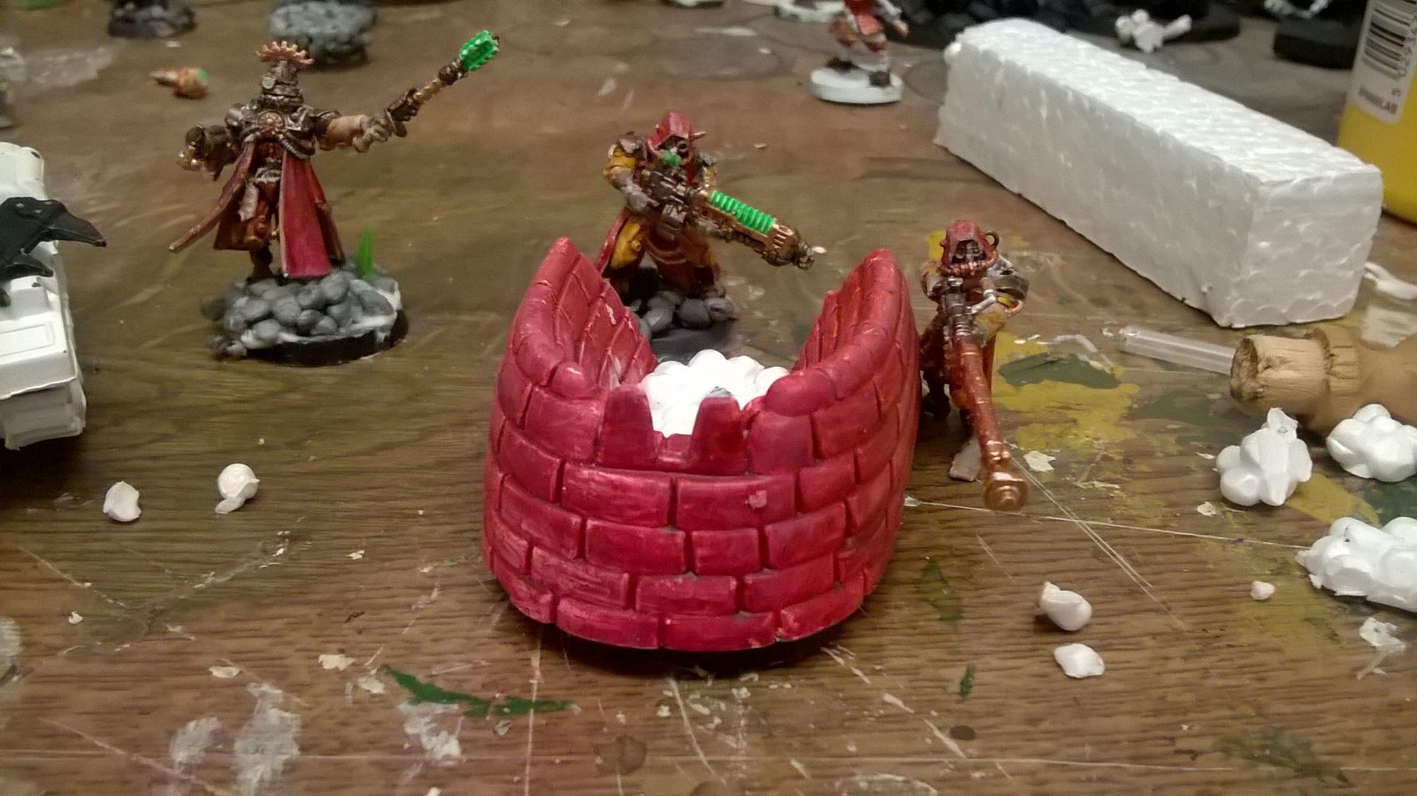 Diorama, Rangers, Skitarii, Work In Progress