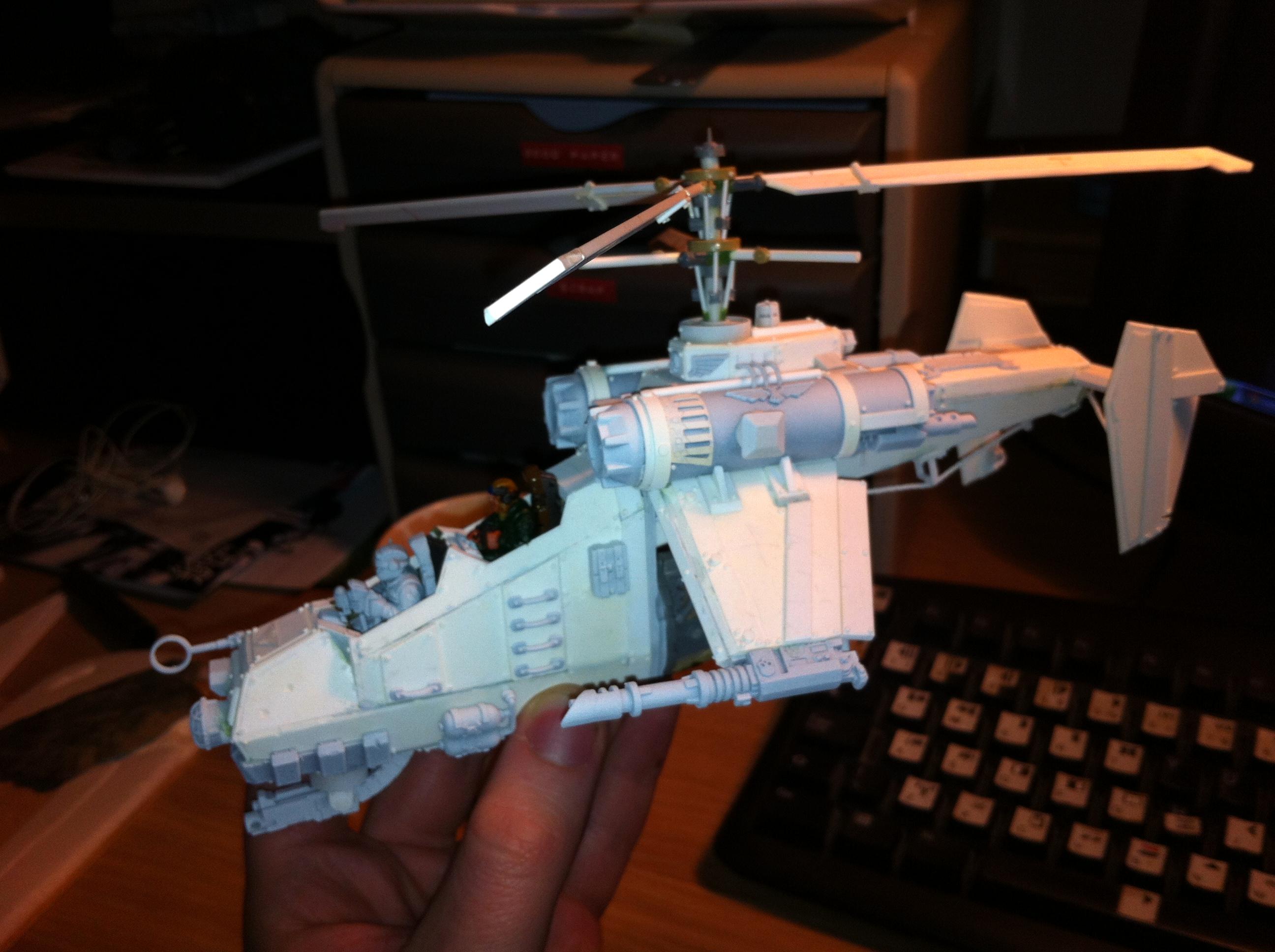 Helicopter, Imperial Guard, Scratch Build, Warhammer 40,000