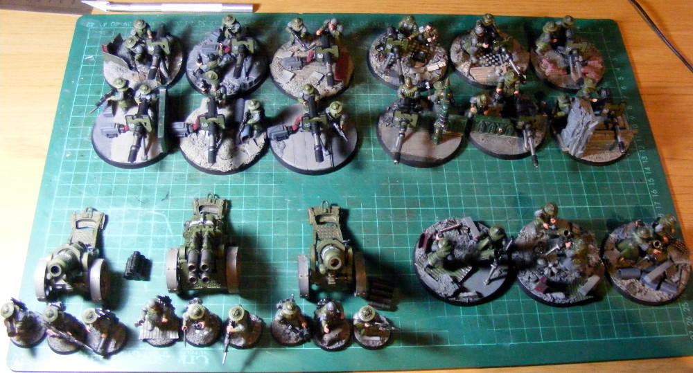 Astra Millitarum, Genswick, Imperial Guard, Mortars, Warhammer 40,000