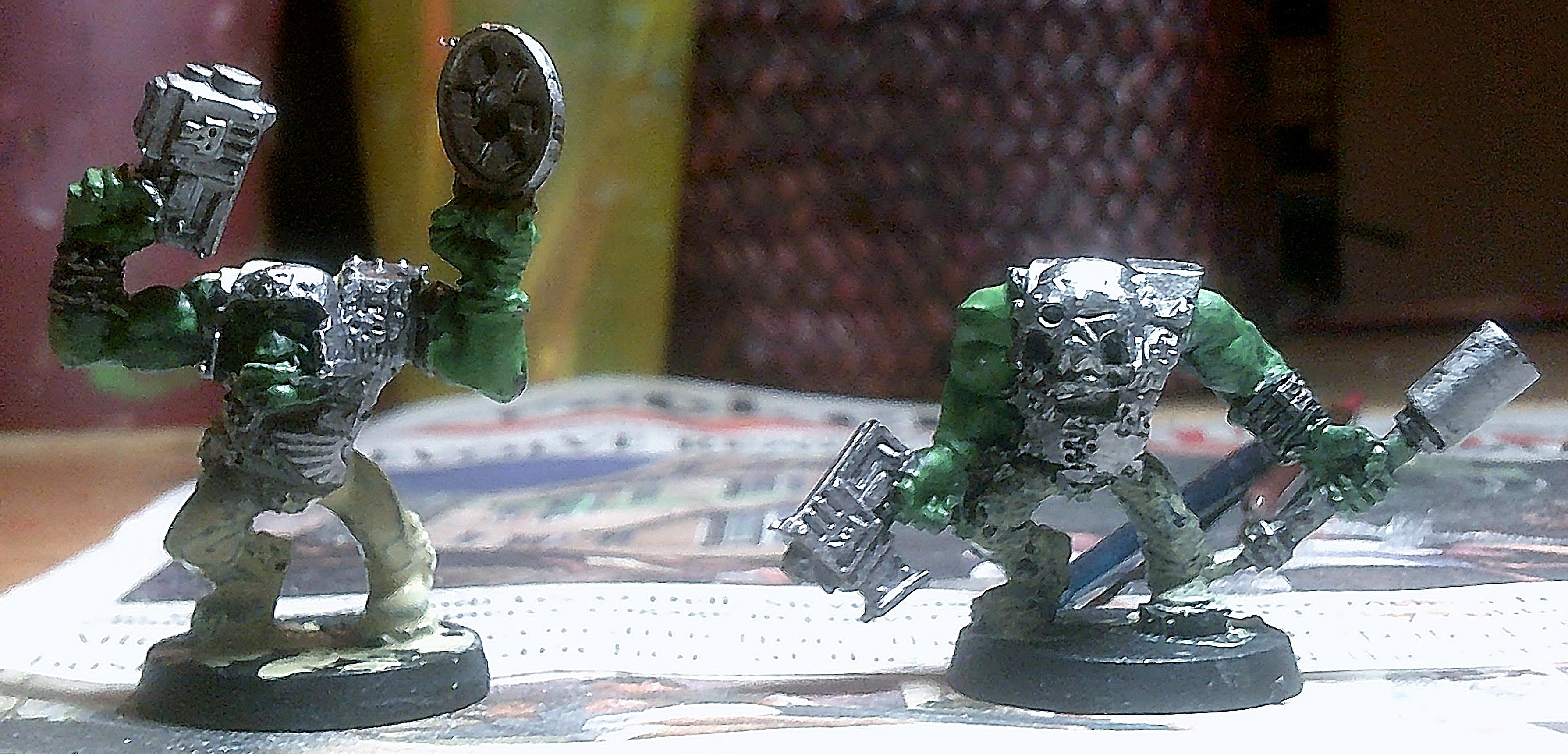 Old Tankbustas, both finished tankbustas front view