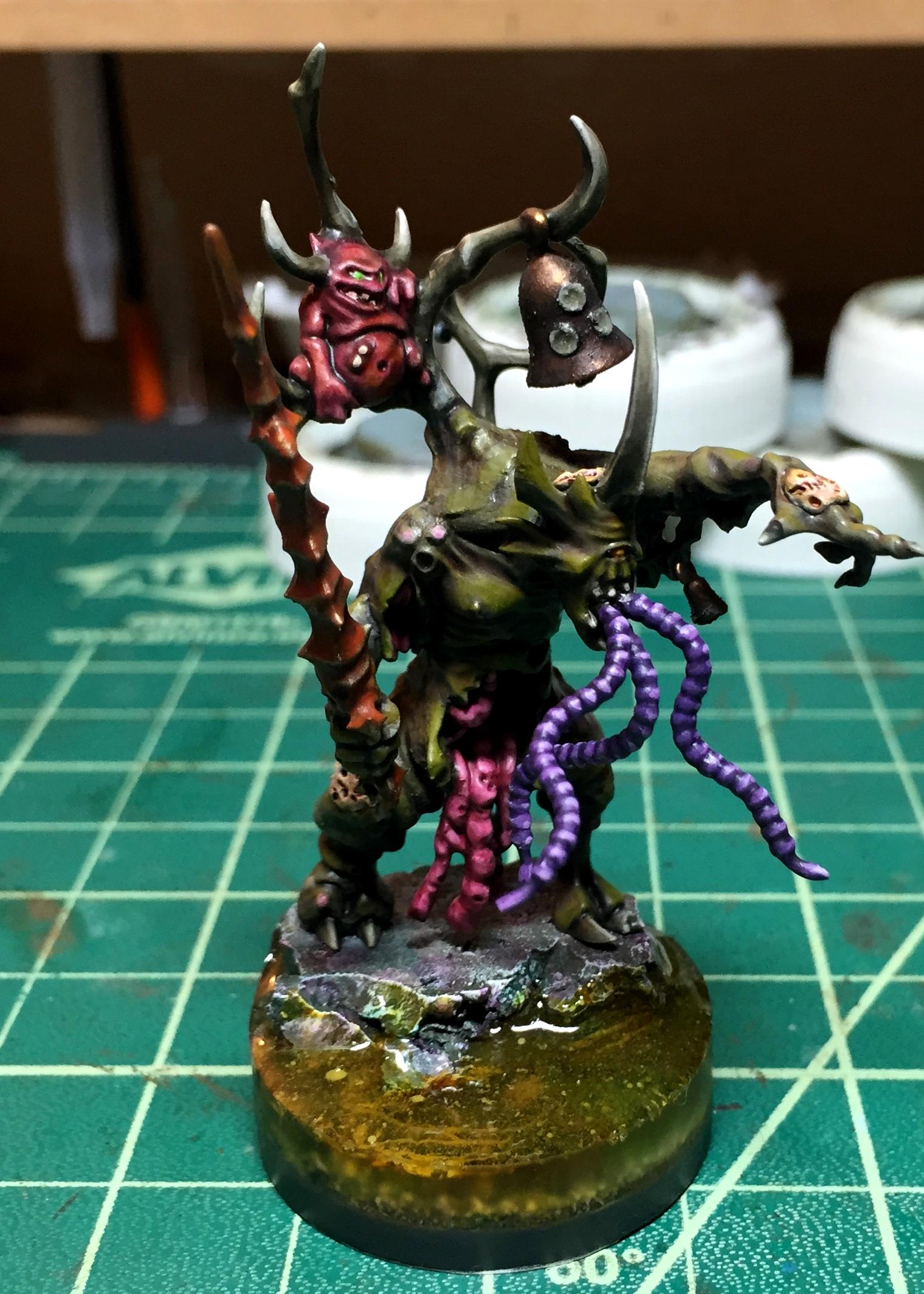 Daemons, Herald, Nurgle, Plague, Zombie