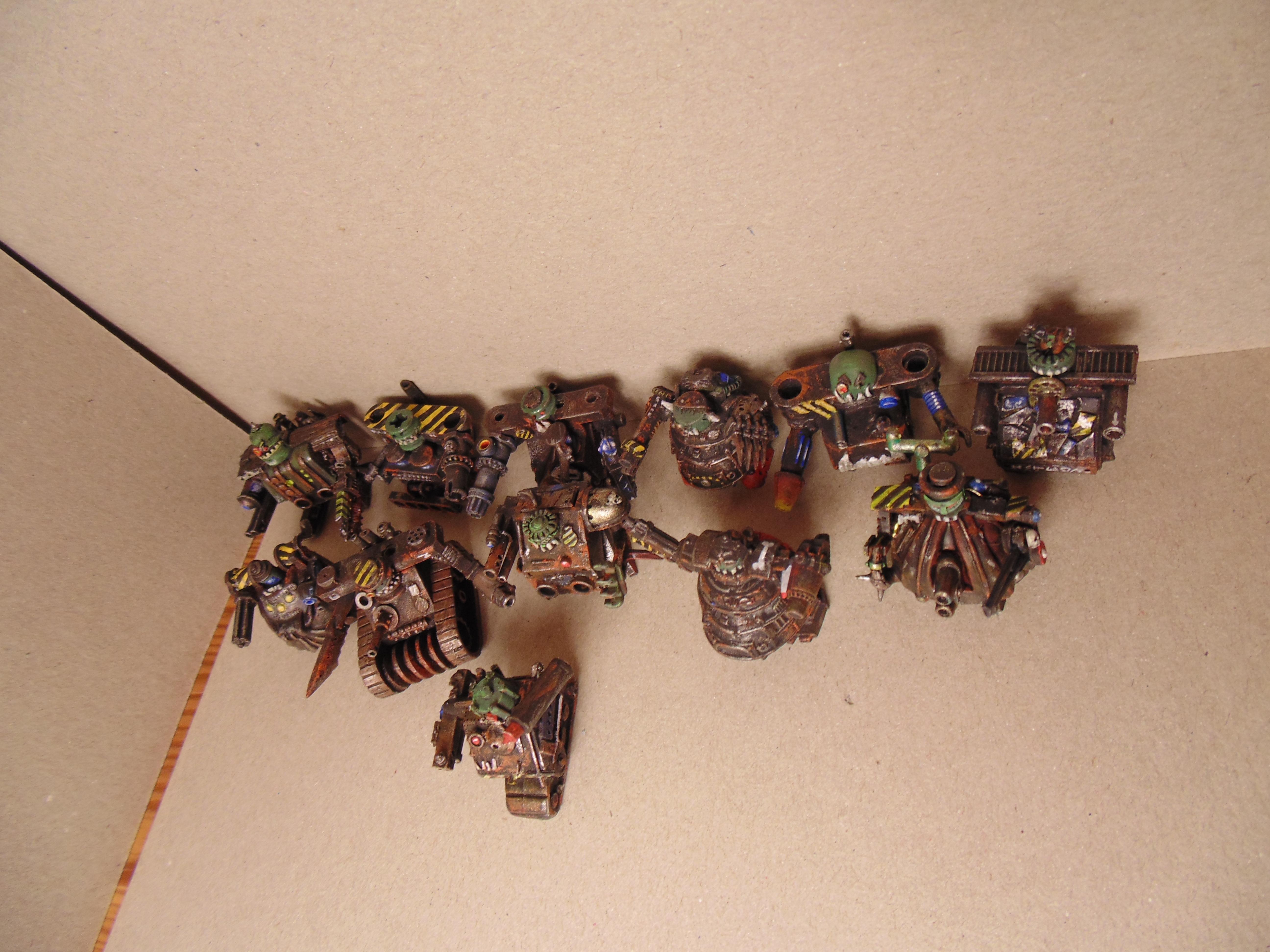 6mm, Army, Comparison, Conversion, Epic, Gargant, Green, Mob, Nob, Oldhammer, Orks, Scratch, Scratch Build, Size, Stampfa, Stompa, Superstompa, Waaagh, Warhammer 40,000