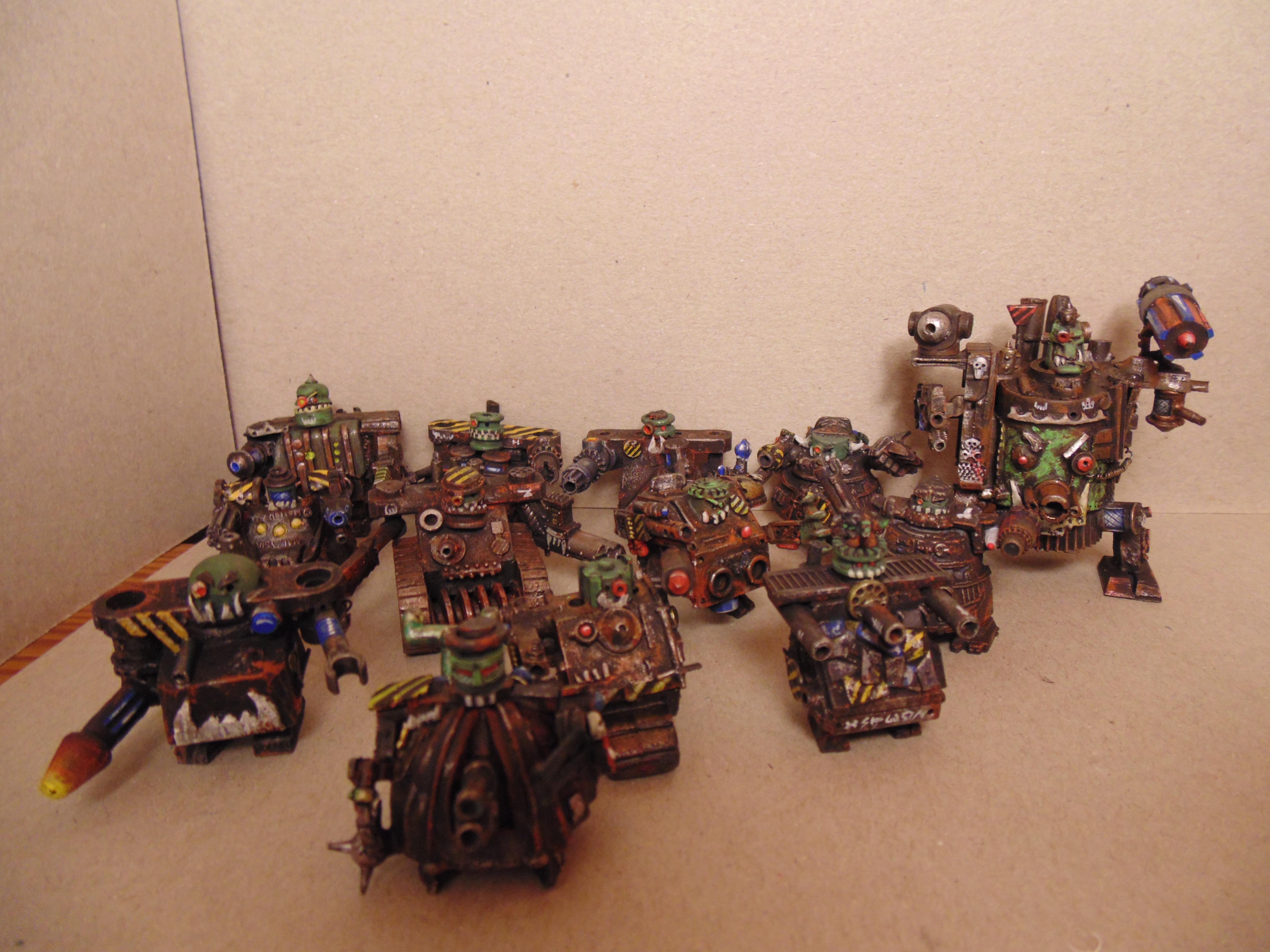 6mm, Army, Comparison, Conversion, Epic, Gargant, Green, Mob, Nob, Oldhammer, Orks, Scratch, Scratch Build, Size, Stampfa, Stompa, Superstompa, Waaagh, Warhammer 40,000
