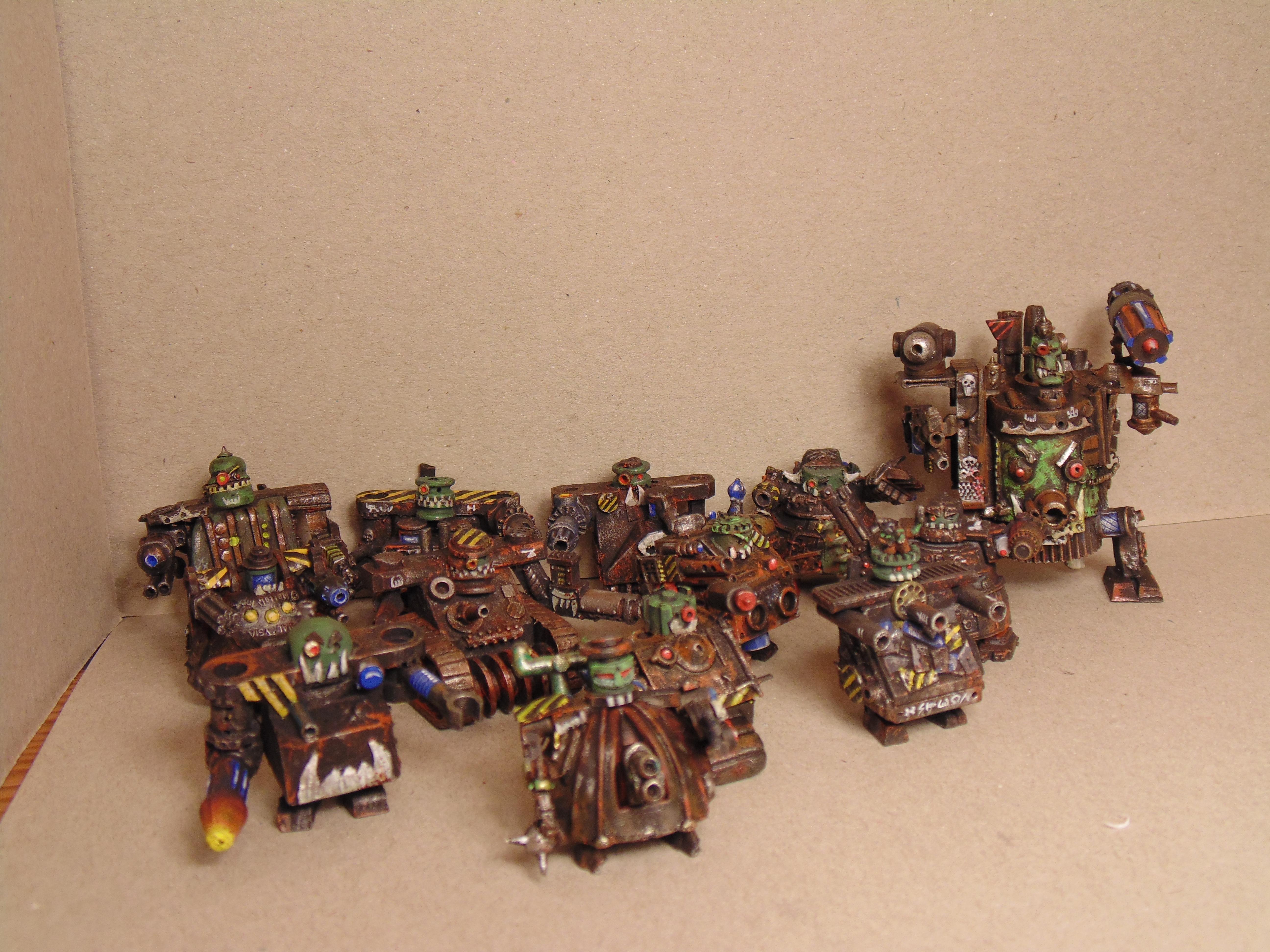 6mm, Army, Comparison, Conversion, Epic, Gargant, Green, Mob, Nob, Oldhammer, Orks, Scratch, Scratch Build, Size, Stampfa, Stompa, Superstompa, Waaagh, Warhammer 40,000