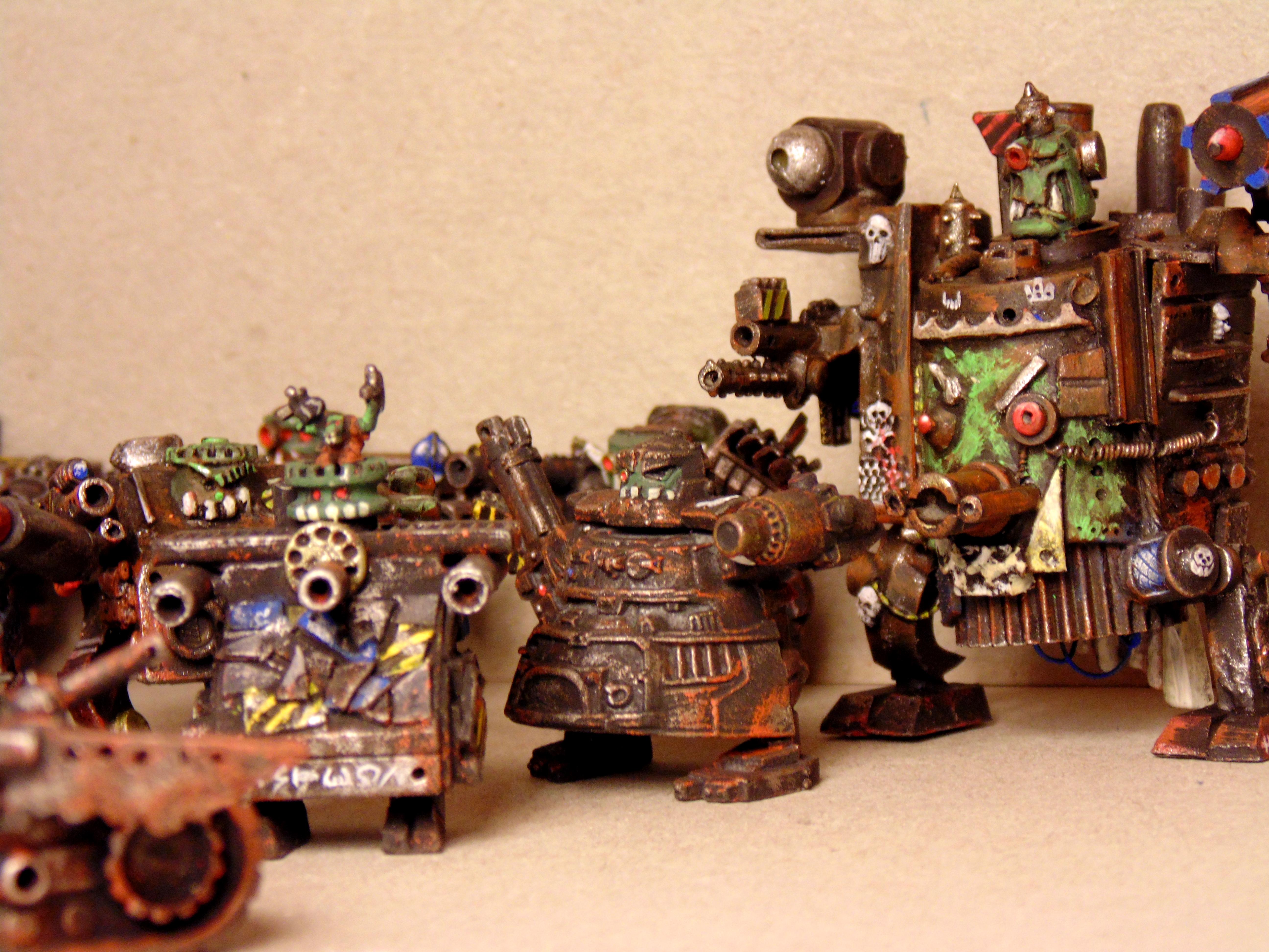 6mm, Army, Comparison, Conversion, Epic, Gargant, Green, Mob, Nob, Oldhammer, Orks, Scratch, Scratch Build, Size, Stampfa, Stompa, Superstompa, Waaagh, Warhammer 40,000