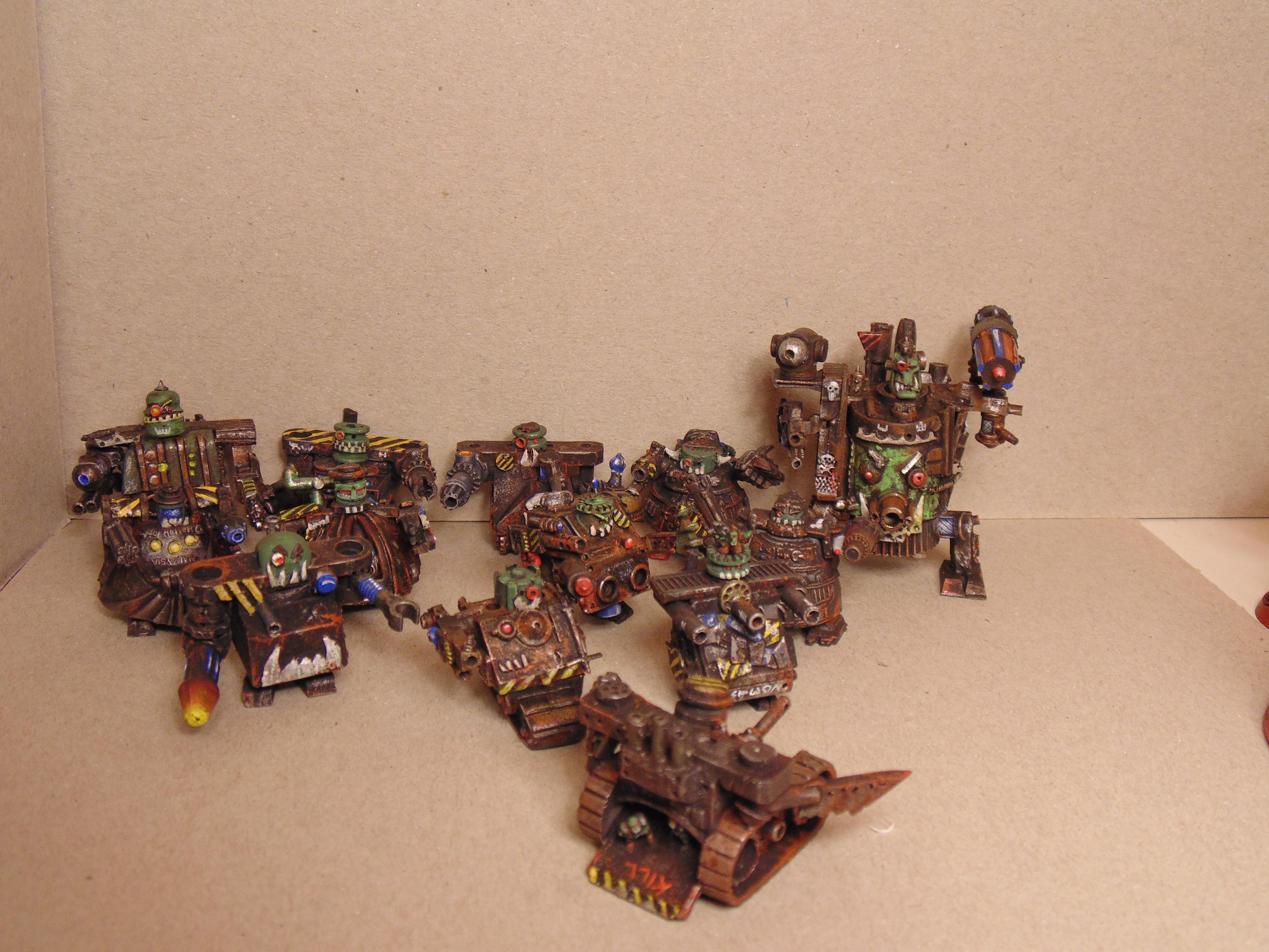 6mm, Army, Comparison, Conversion, Epic, Gargant, Green, Mob, Nob, Oldhammer, Orks, Scratch, Scratch Build, Size, Stampfa, Stompa, Superstompa, Waaagh, Warhammer 40,000