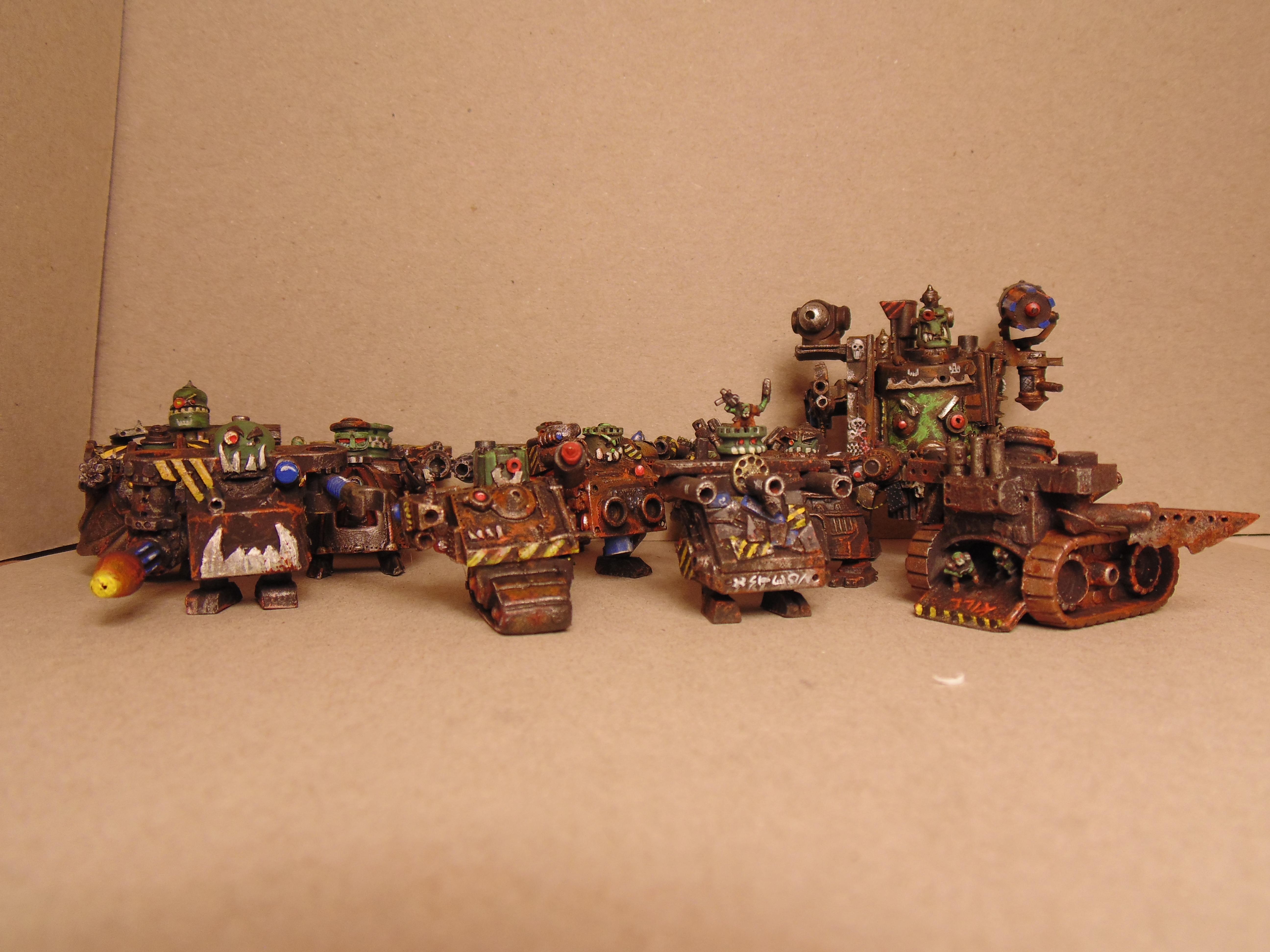 6mm, Army, Comparison, Conversion, Epic, Gargant, Green, Mob, Nob, Oldhammer, Orks, Scratch, Scratch Build, Size, Stampfa, Stompa, Superstompa, Waaagh, Warhammer 40,000
