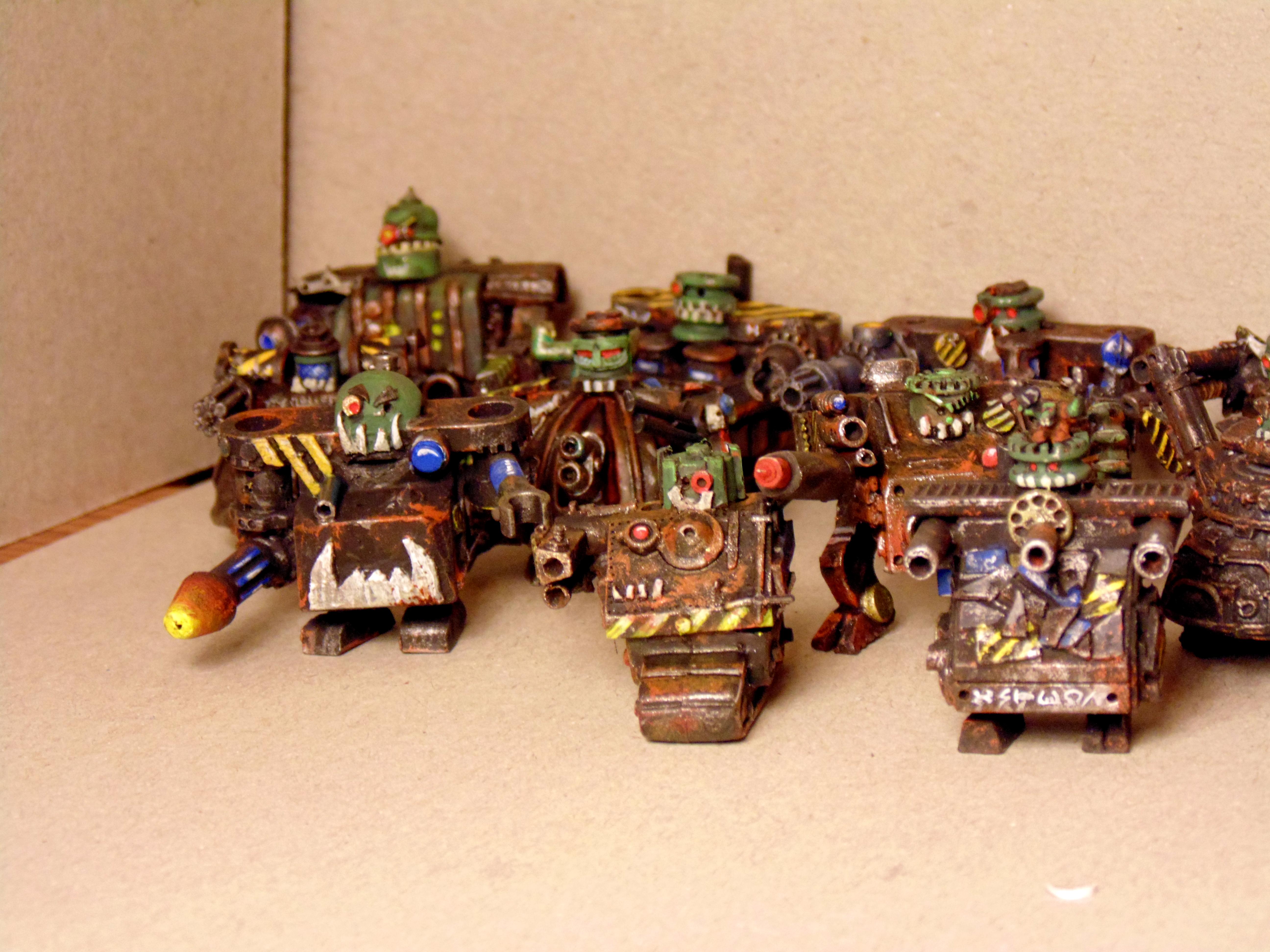 6mm, Army, Comparison, Conversion, Epic, Gargant, Green, Mob, Nob, Oldhammer, Orks, Scratch, Scratch Build, Size, Stampfa, Stompa, Superstompa, Waaagh, Warhammer 40,000
