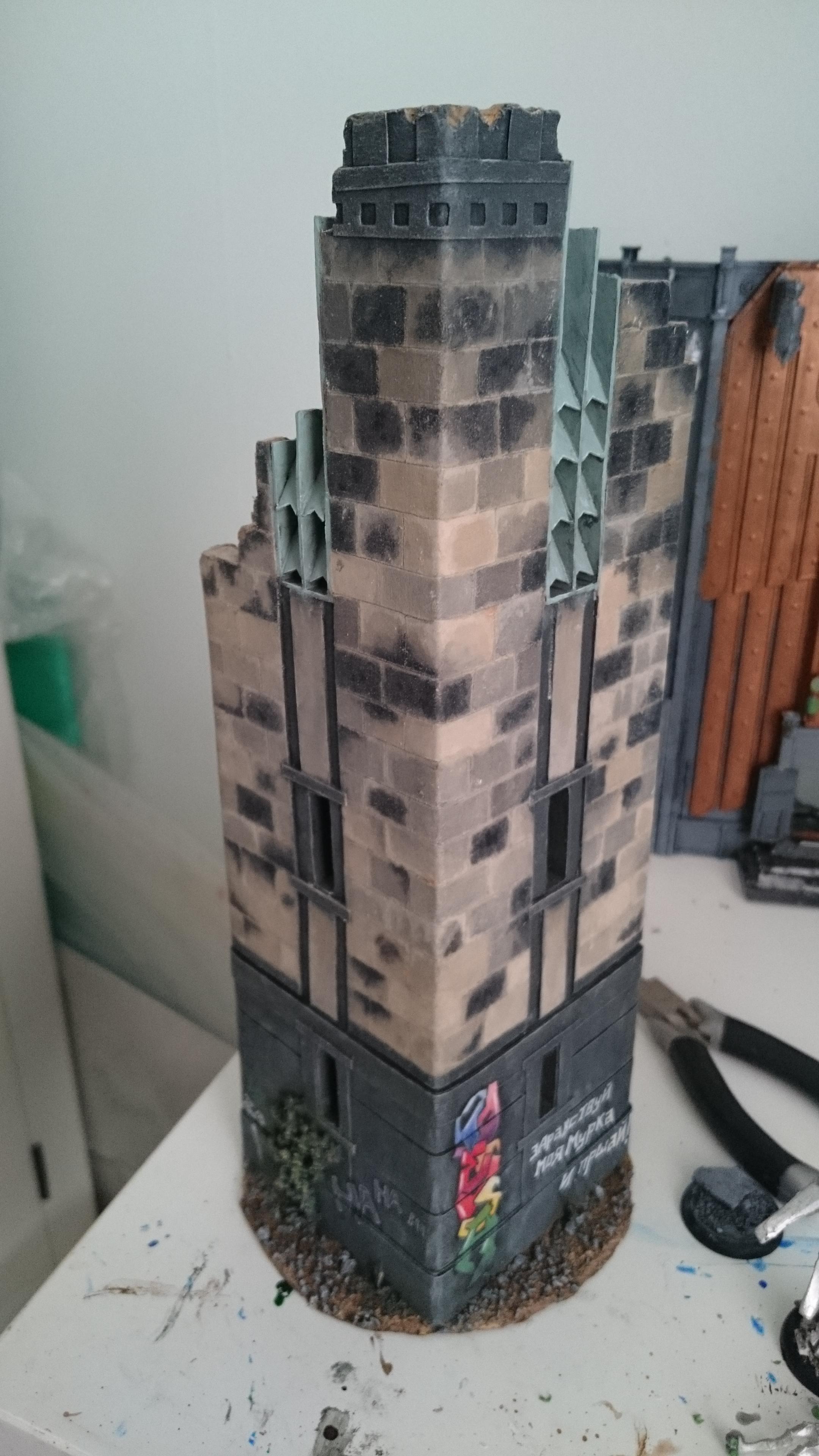 Batman, Bmg, Comic, Dc, Dcu, Dcumg, Harley Quinn, Joker, Knight Models, Superhero, Terrain, Tower