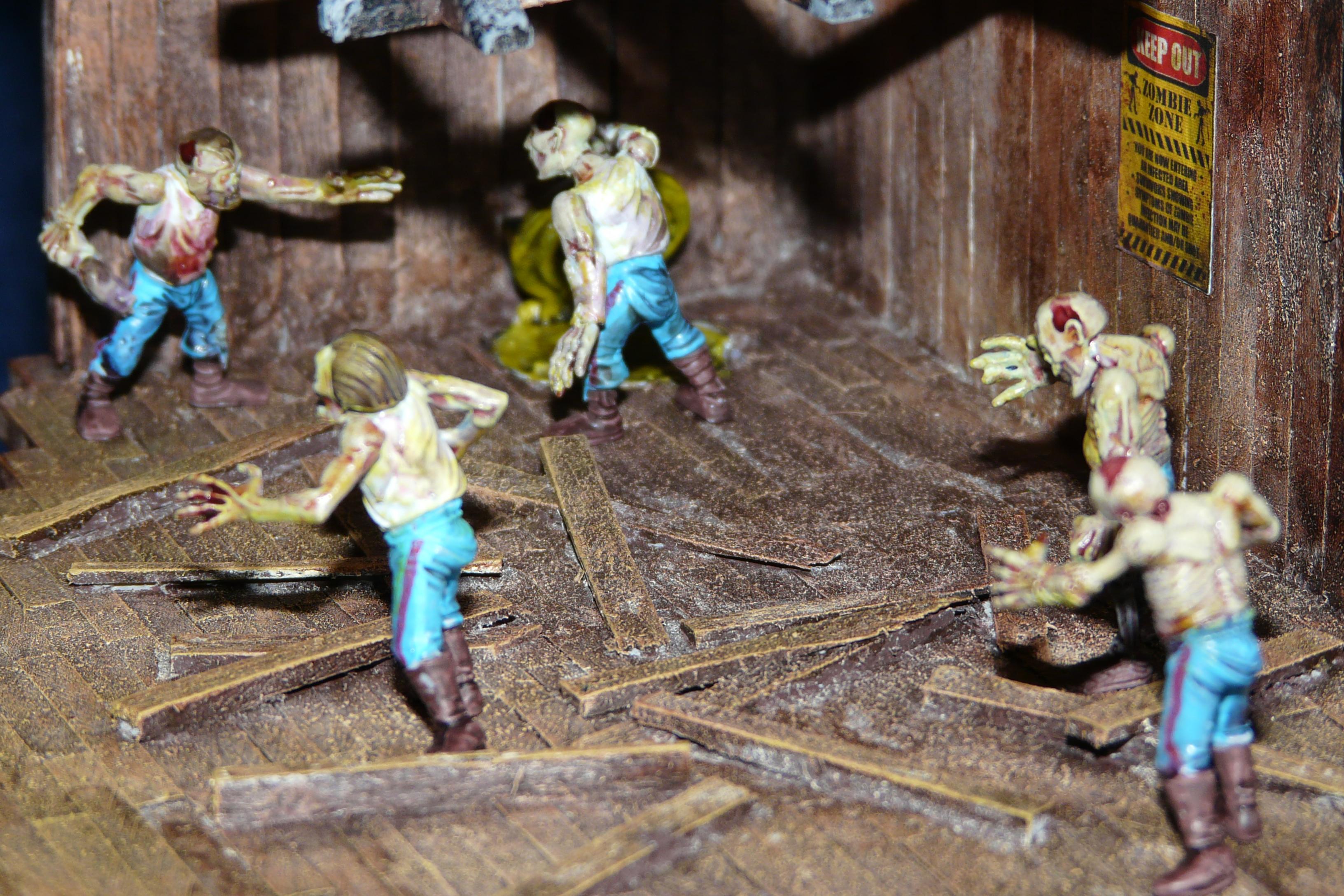 Diorama, Modern, Zombie