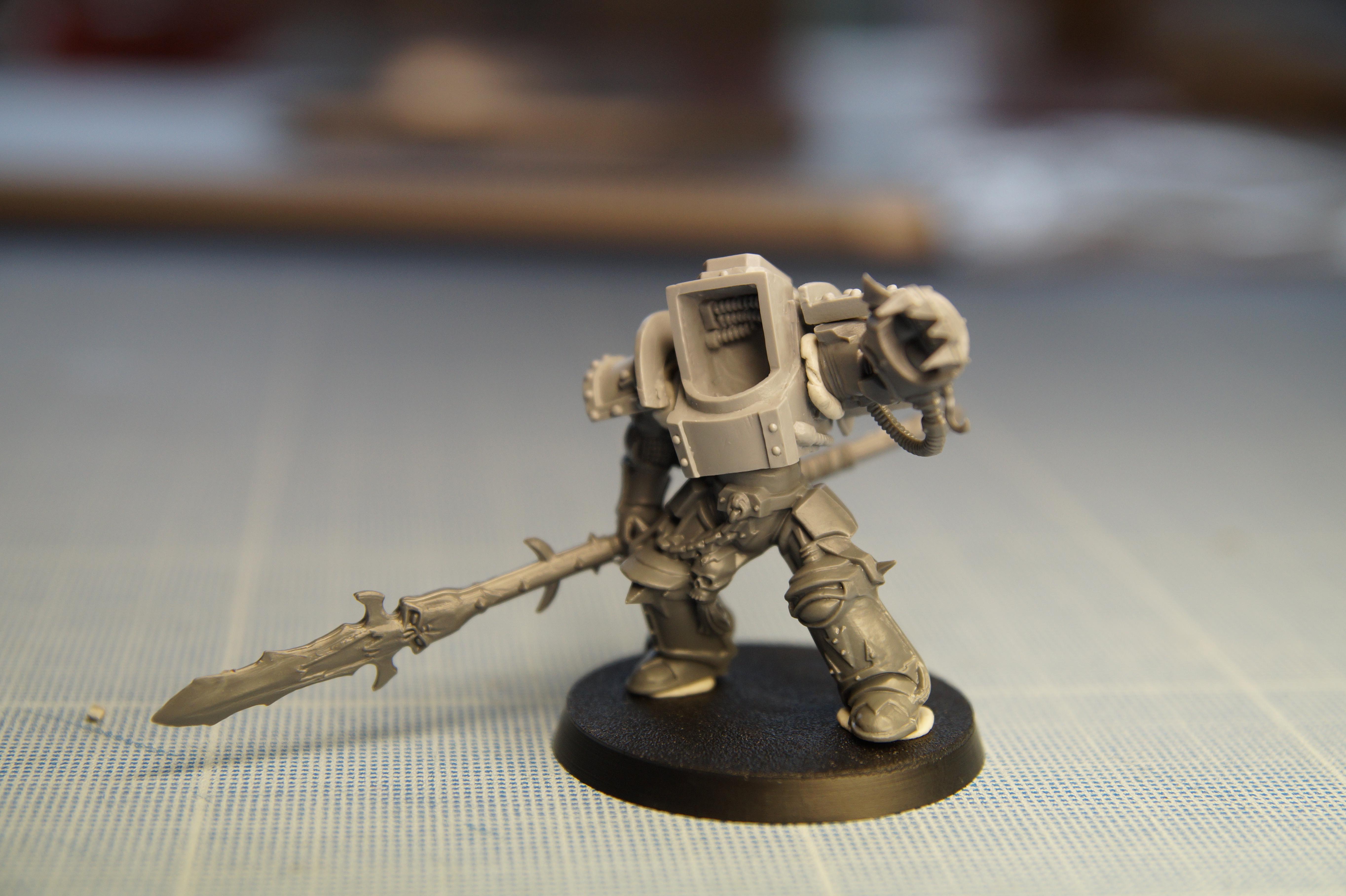 Chaos, Chaos Space Marines, Characters, Horus Heresy, Terminator Armor