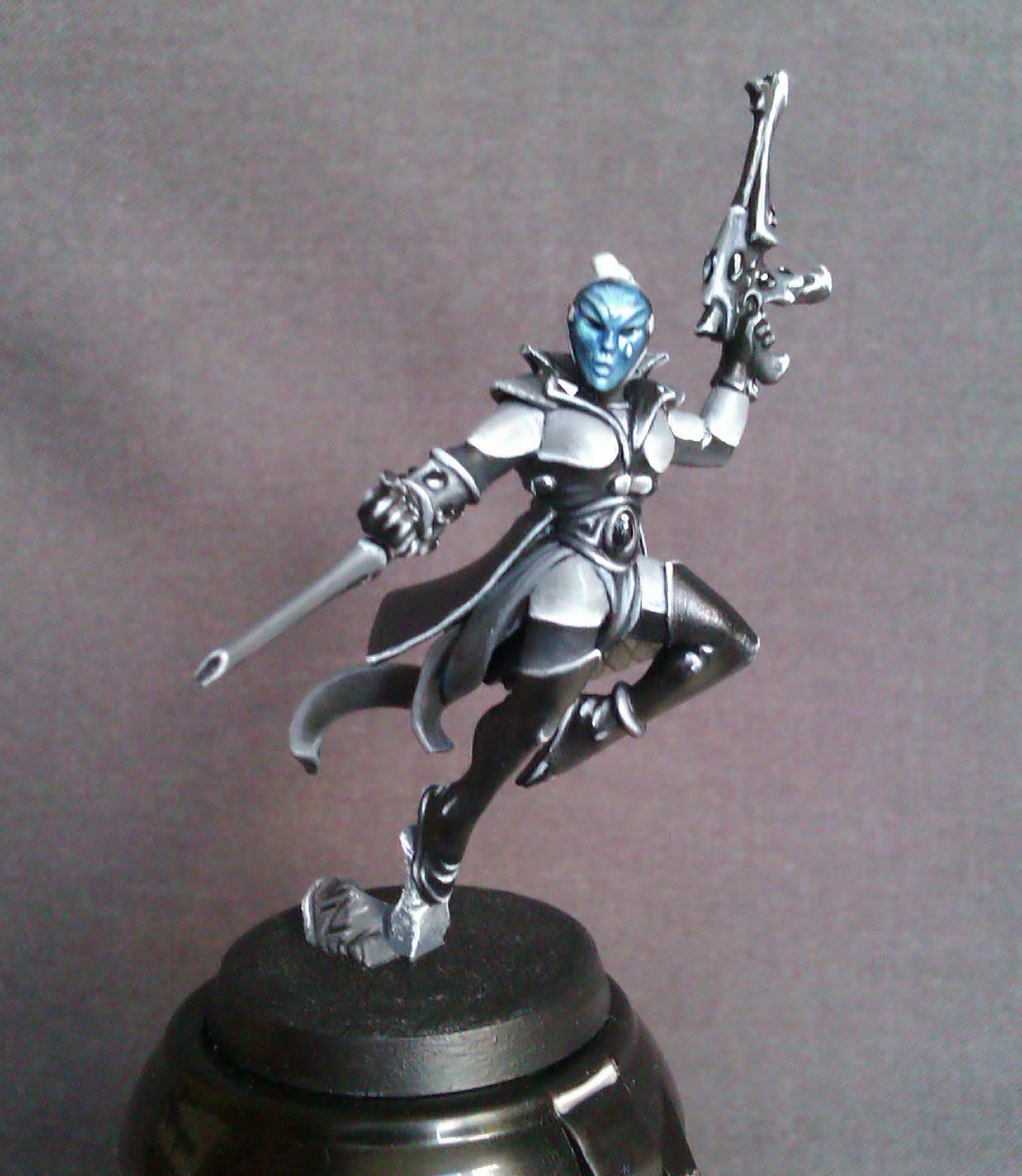 Eldar, Greyscale, Harlequins, Warhammer 40,000
