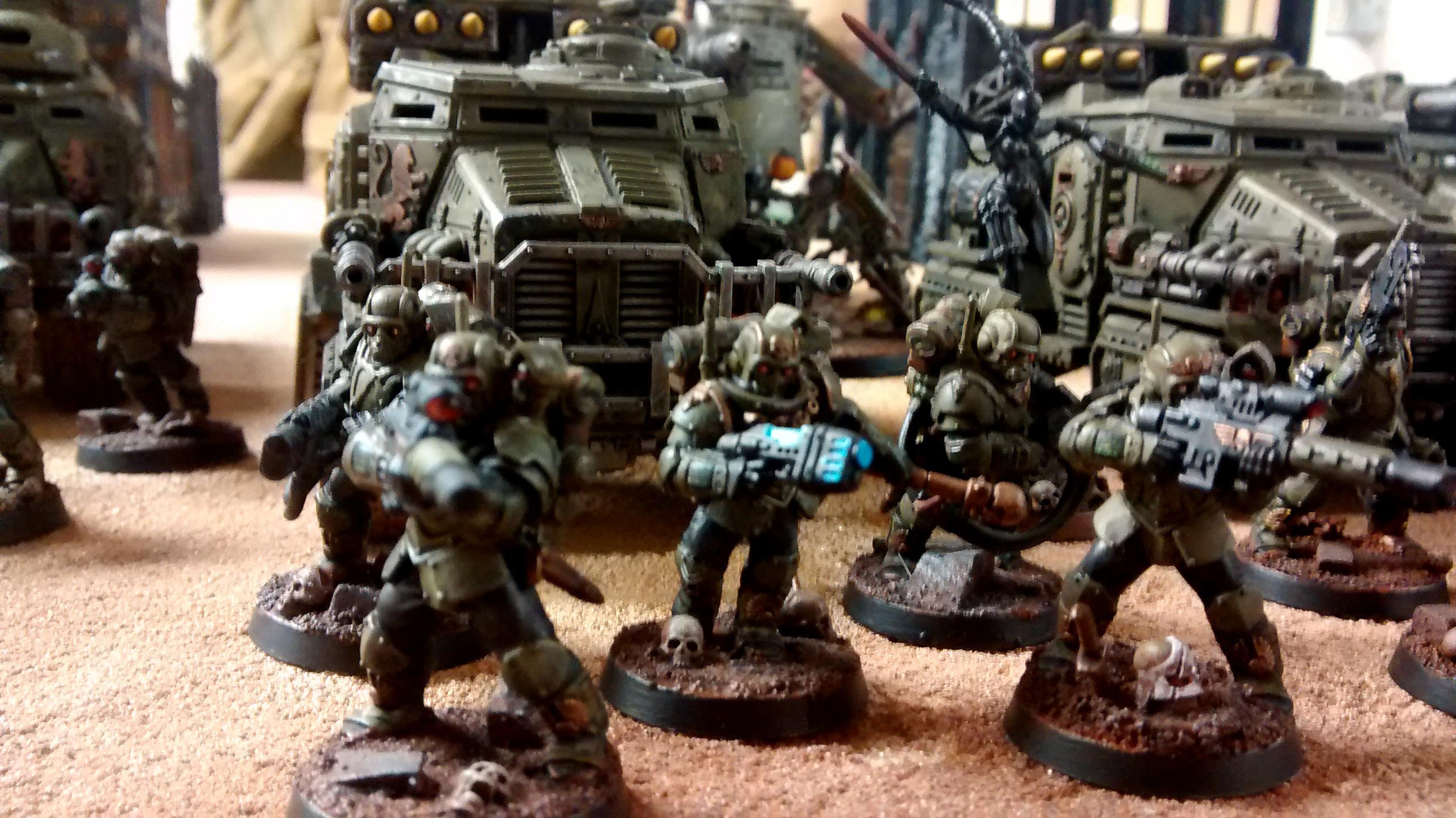 Assassin, Imperial Knight, Scions, Skitarii