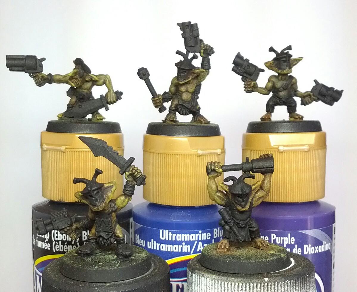 Custom, Greenstuff, Gretchen, Gretchin, Grots, Orks, Work In Progress