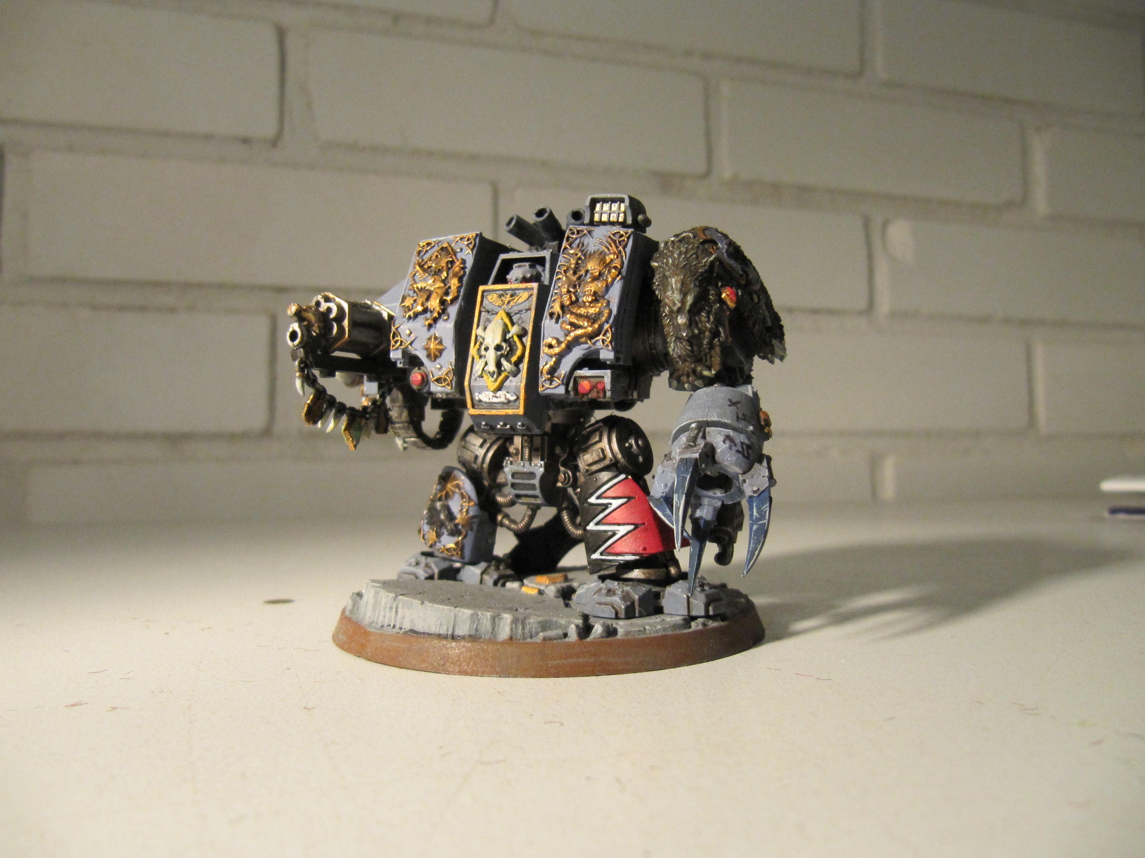 Dreadnought, Space Marines, Space Wolves