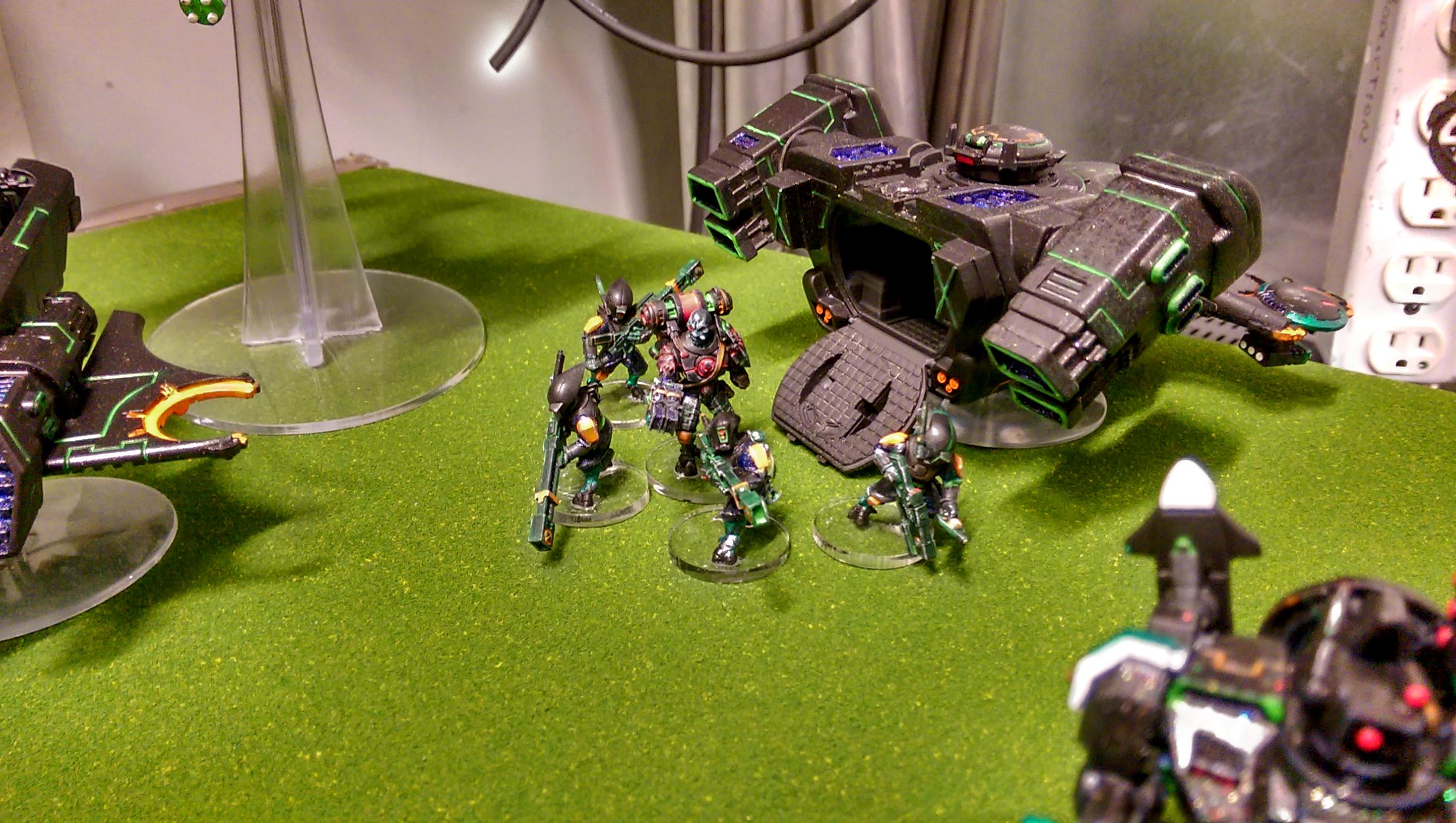 Army, Devilfish, Neon, Skimmer, Tau, Tron