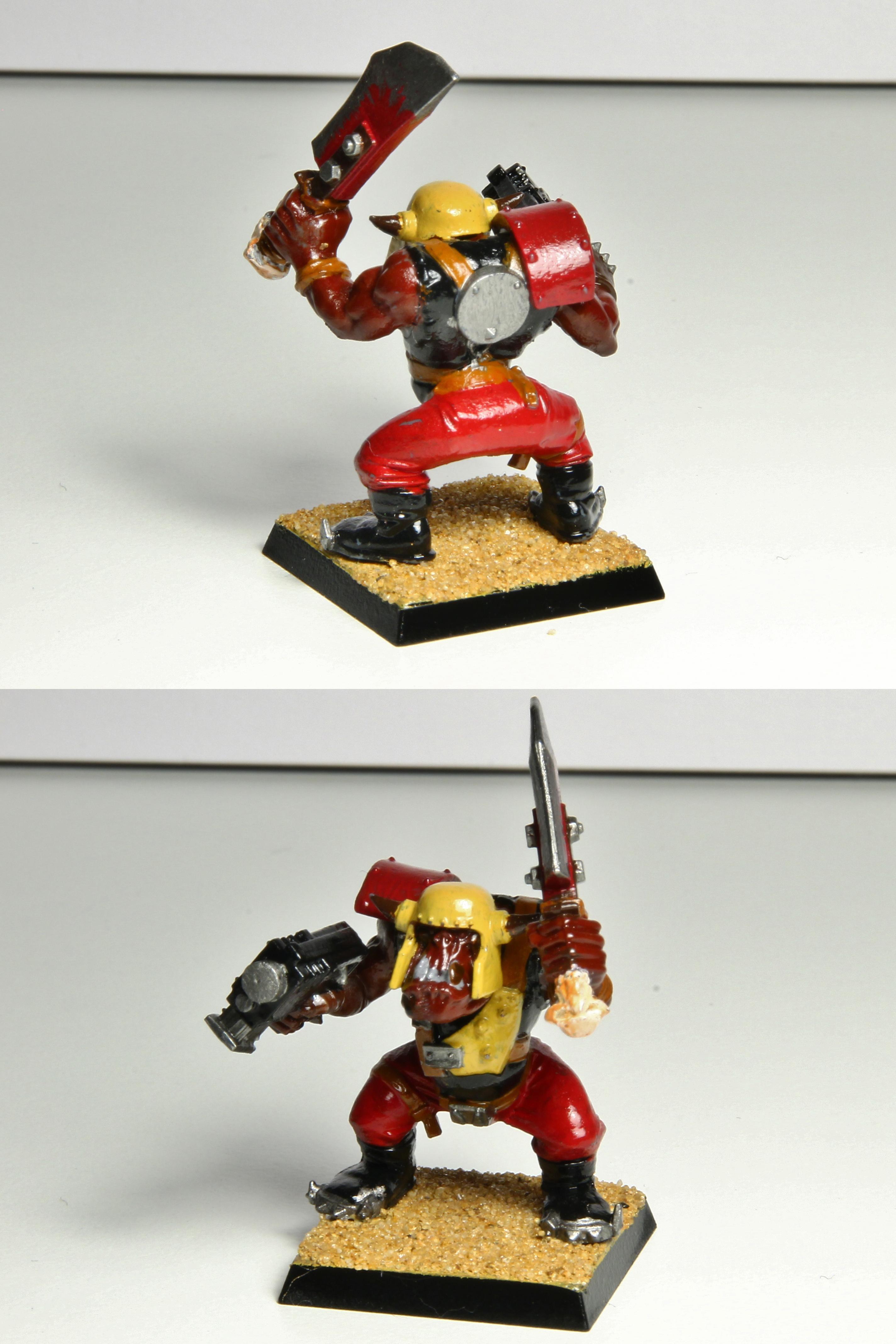 Big Shoota, Nob, Ork Mobs, Red Ork, Trukk Boyz
