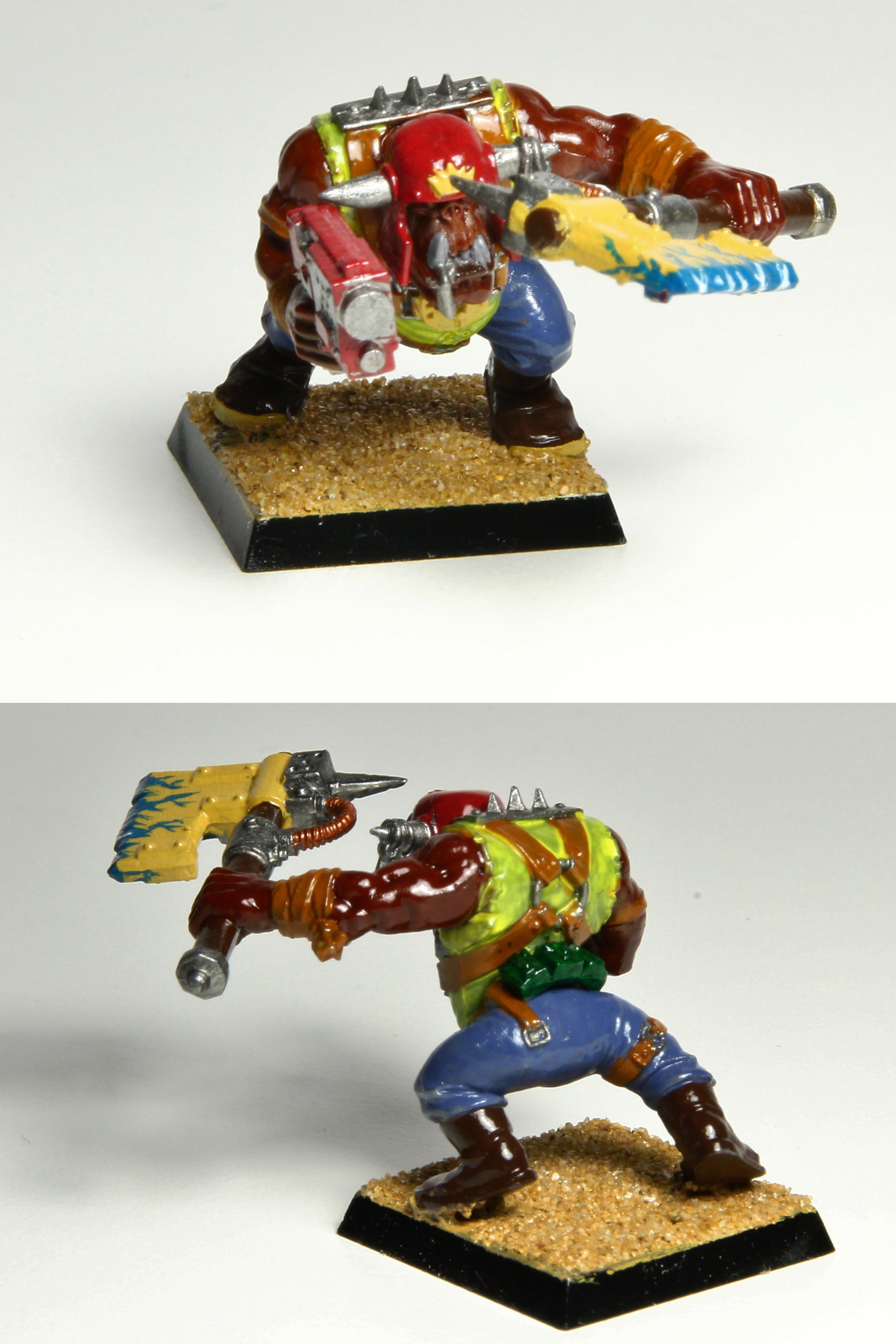 Big Shoota, Nob, Ork Mobs, Red Ork, Trukk Boyz