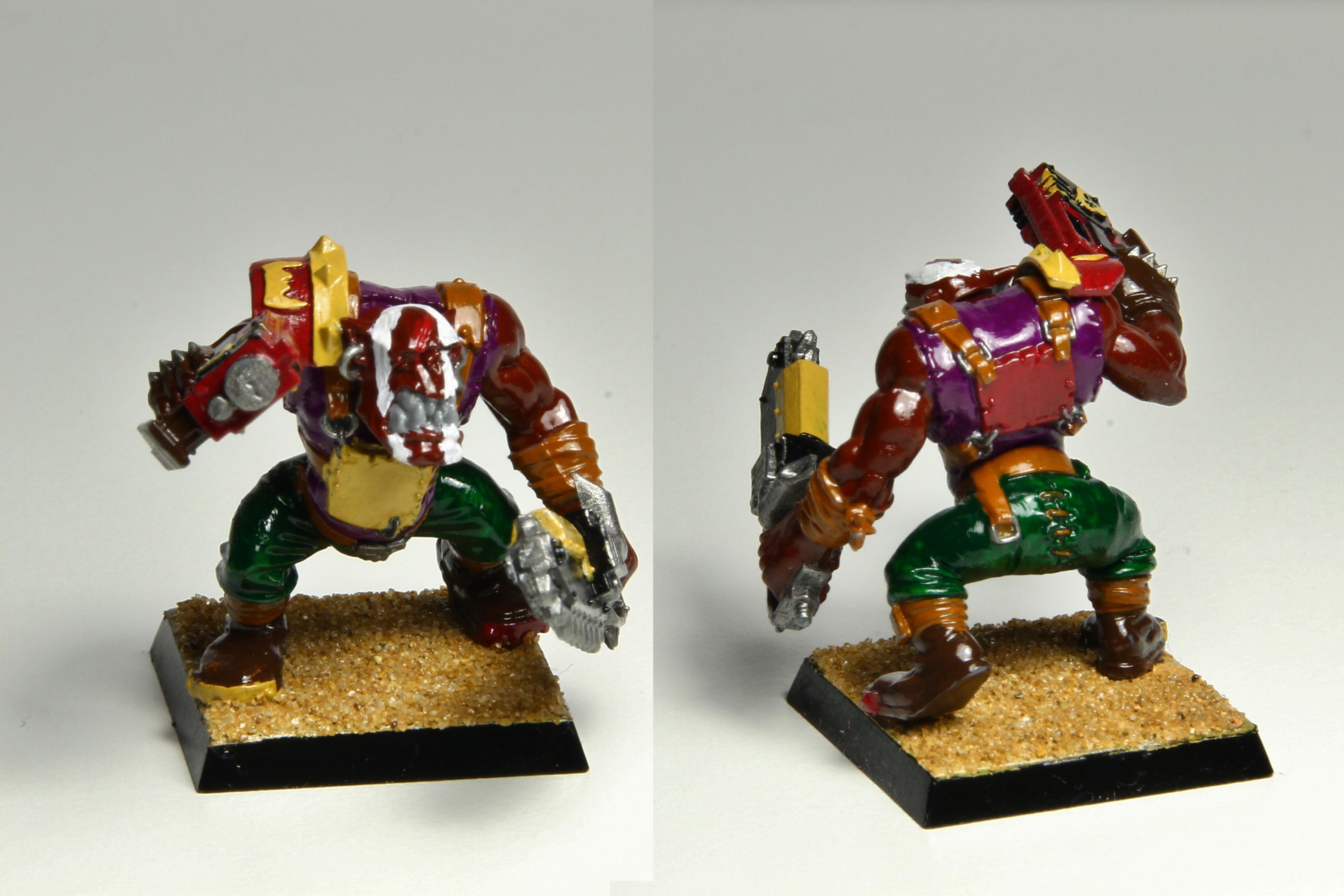 Big Shoota, Nob, Ork Mobs, Red Ork, Trukk Boyz