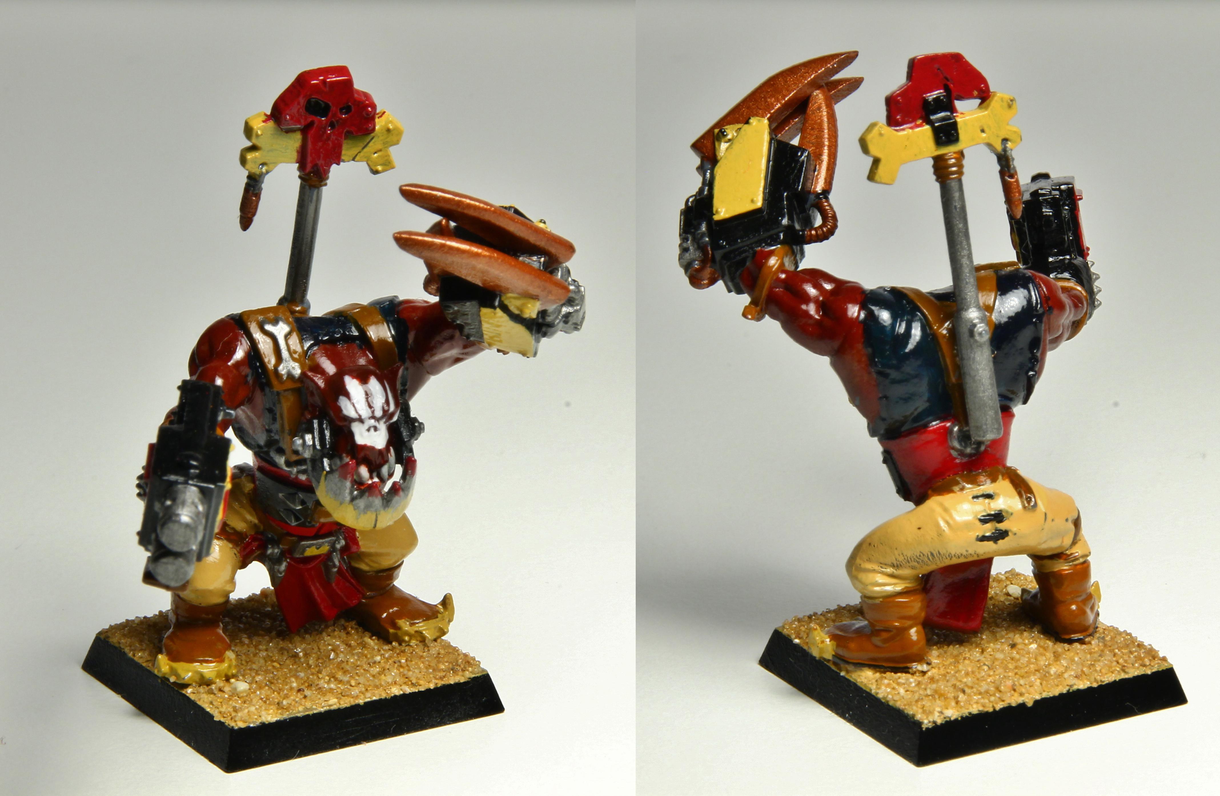 Big Shoota, Nob, Ork Mobs, Red Ork, Trukk Boyz