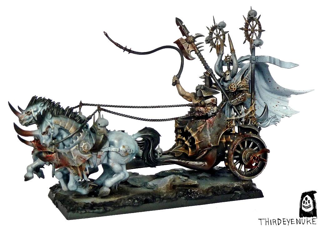Chaos Chariot, Thirdeyenuke, Warhammer Fantasy, Warriors Of Cahaos