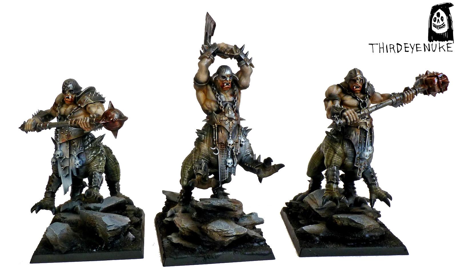 Dragon Ogres, Thirdeyenuke, Warhammer Fantasy, Warriors Of Chaos