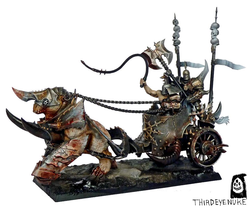 Gorebeast Chariot, Thirdeyenuke, Warhammer Fantasy, Warriors Of Chaos