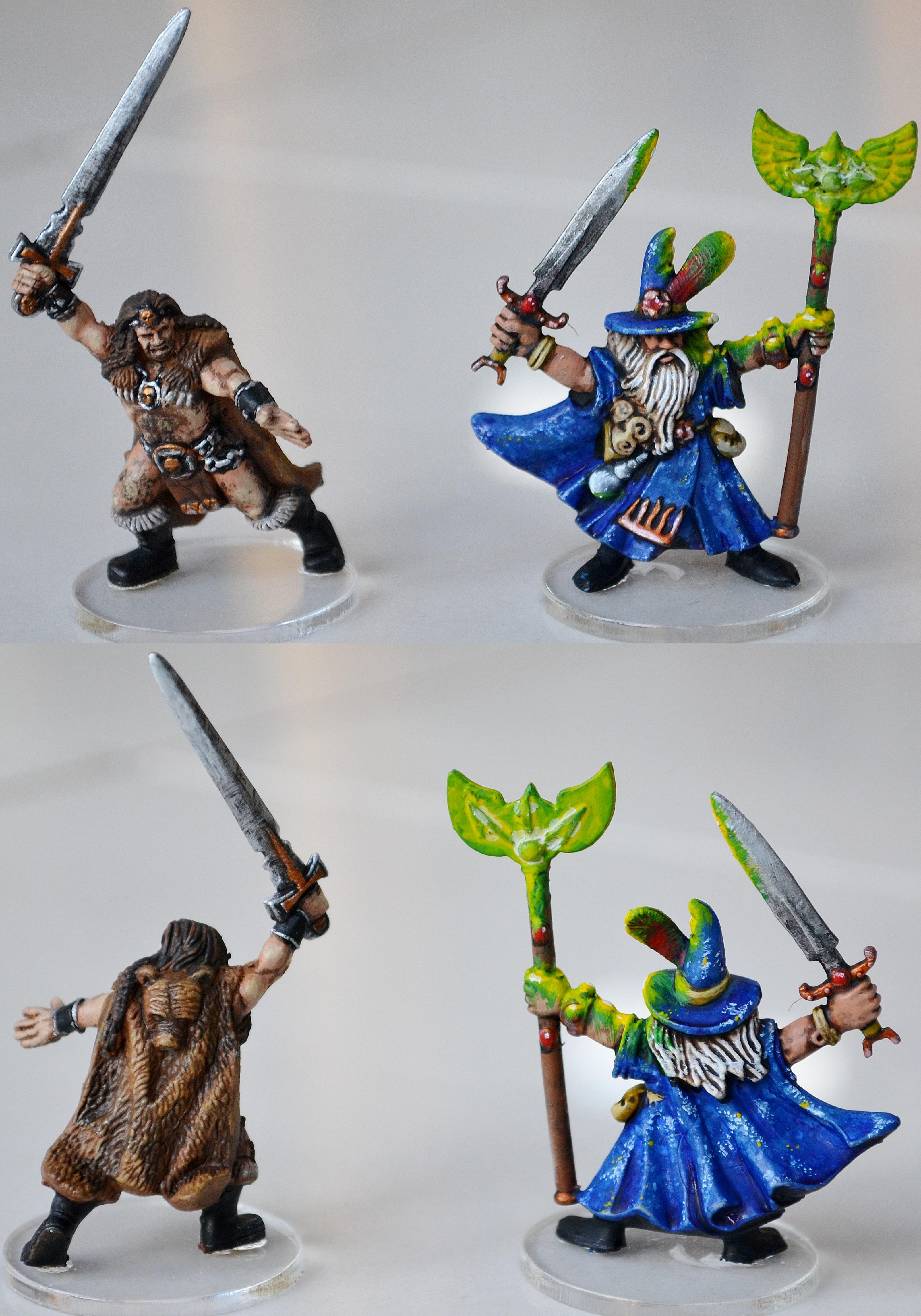 The wizard and barbarian