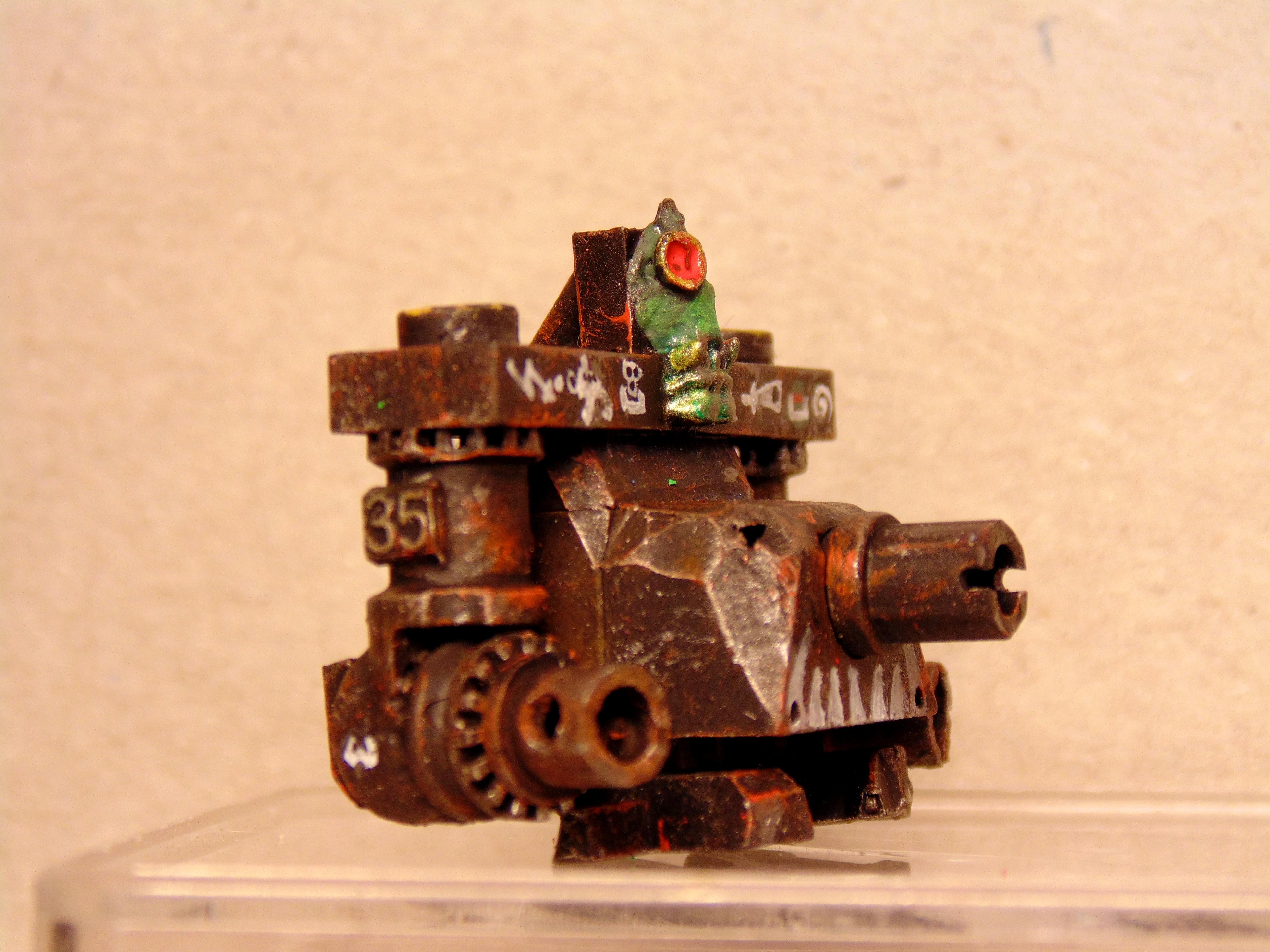 6mm, Army, Conversion, Epic, Gargant, Green, Mob, Nob, Oldhammer, Orks, Scratch, Scratch Build, Stampfa, Stompa, Superstompa, Waaagh, Warhammer 40,000