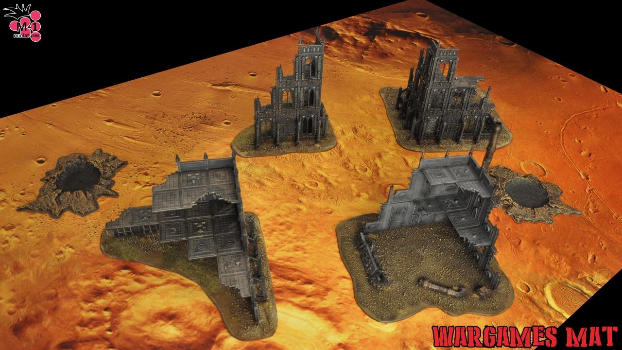 Space Marines, Terrain, Wargames Mat, Warhammer 40,000