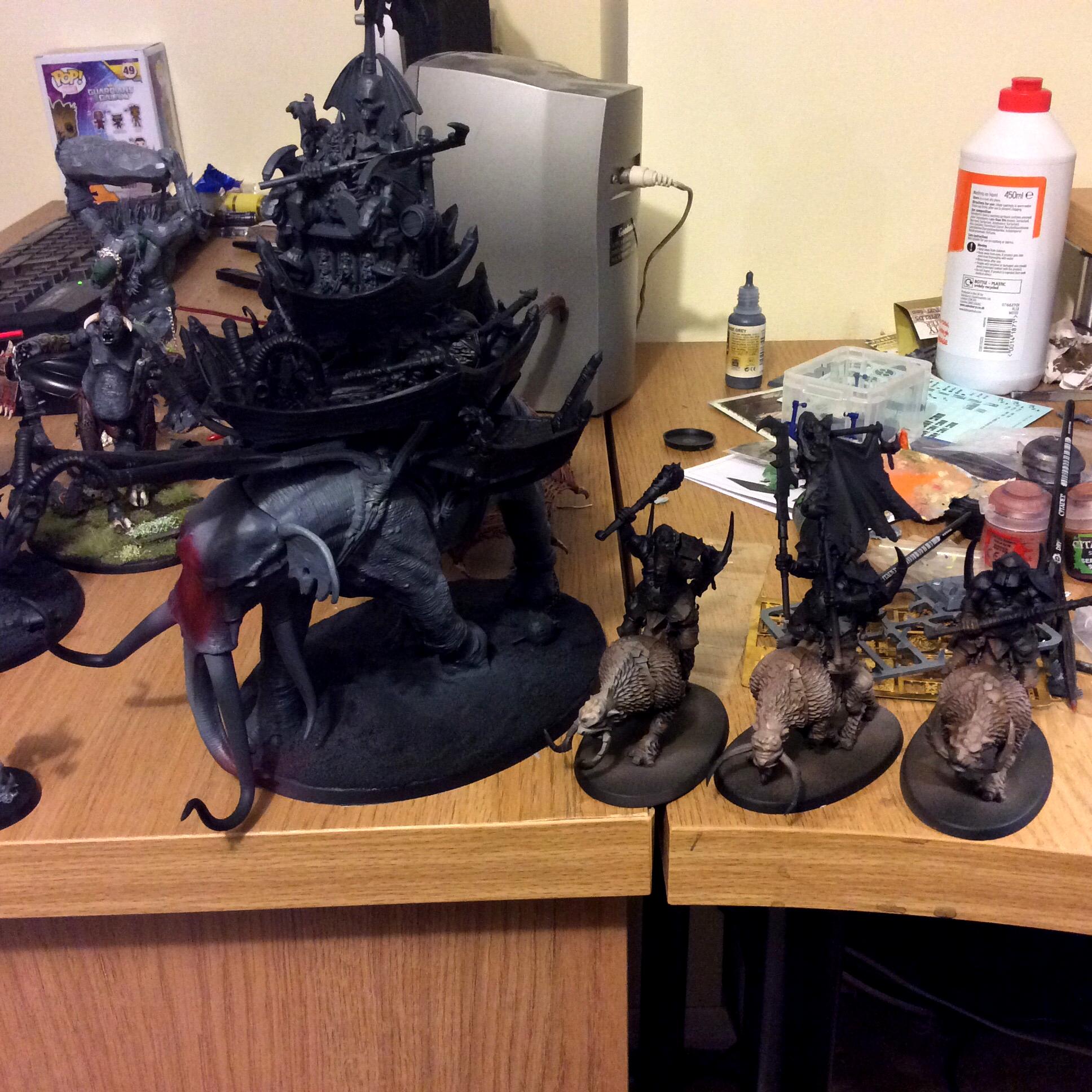 Mammoth and Mournfang progress