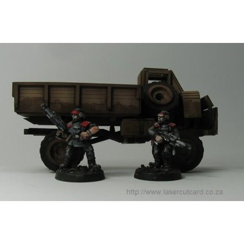 Armored Car, Cardstock, Civilian, Laser Cut Card, South Africa, Truck