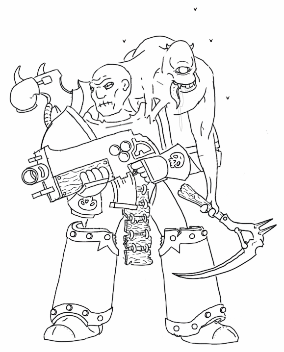 Artwork, Chaos, Daemons, Mutation, Nurgle