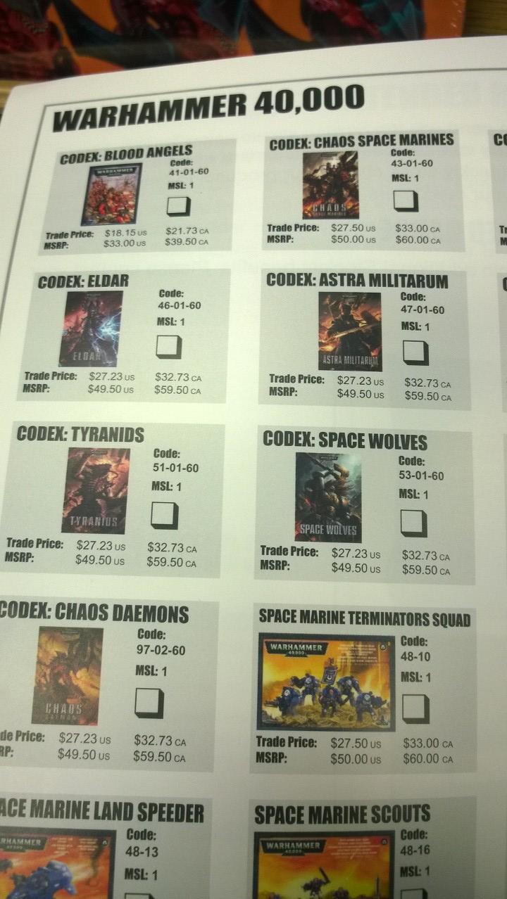 GW Trade Prices