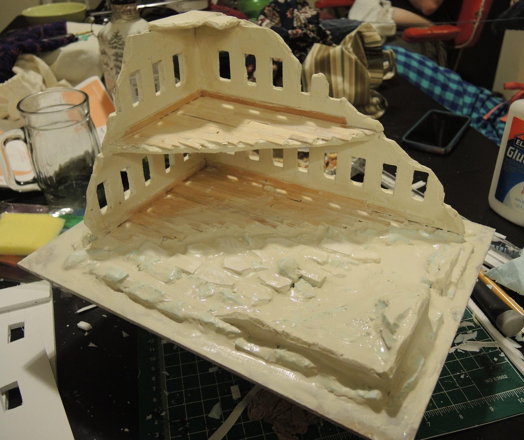 Commission, Commissioned, Game Table, Infinity, Ruins, Scratch Build, Terrain, Waaazag, Warhammer 40,000, Work In Progress