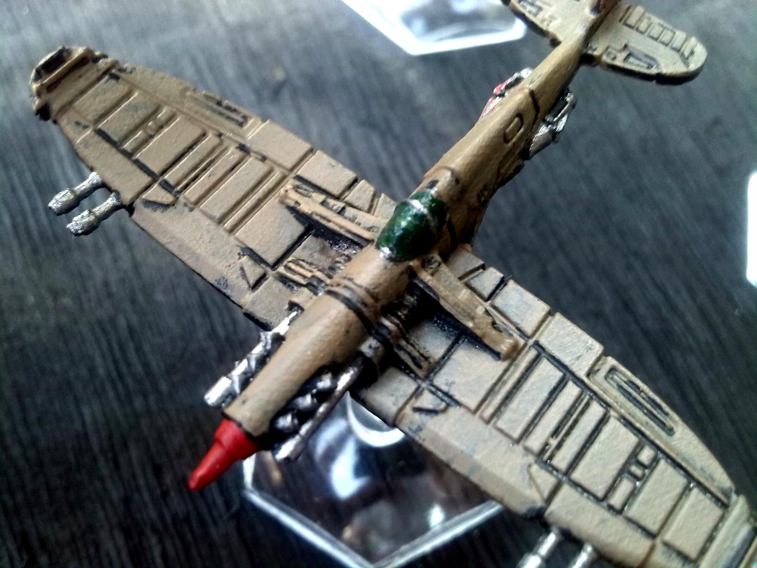 6mm, Aircraft, Novan, Painted, Spitfire, Troublemaker