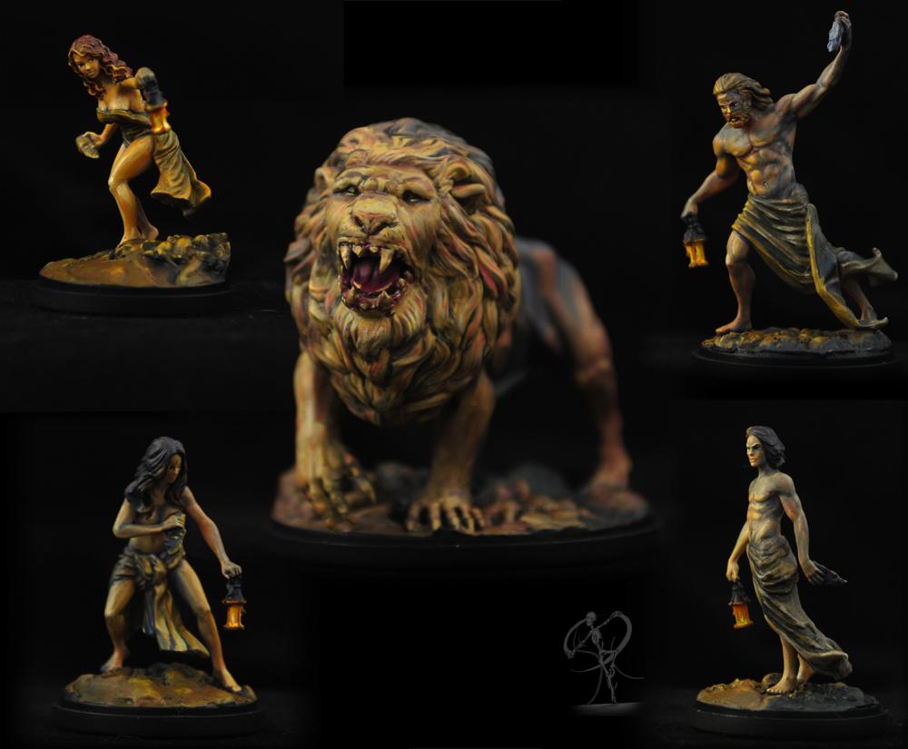 Base, Conversion, First Story, Group, Horrors, Kingdom Death, Kingdom Death: Monster, Object Source Lighting, Warhammer Fantasy